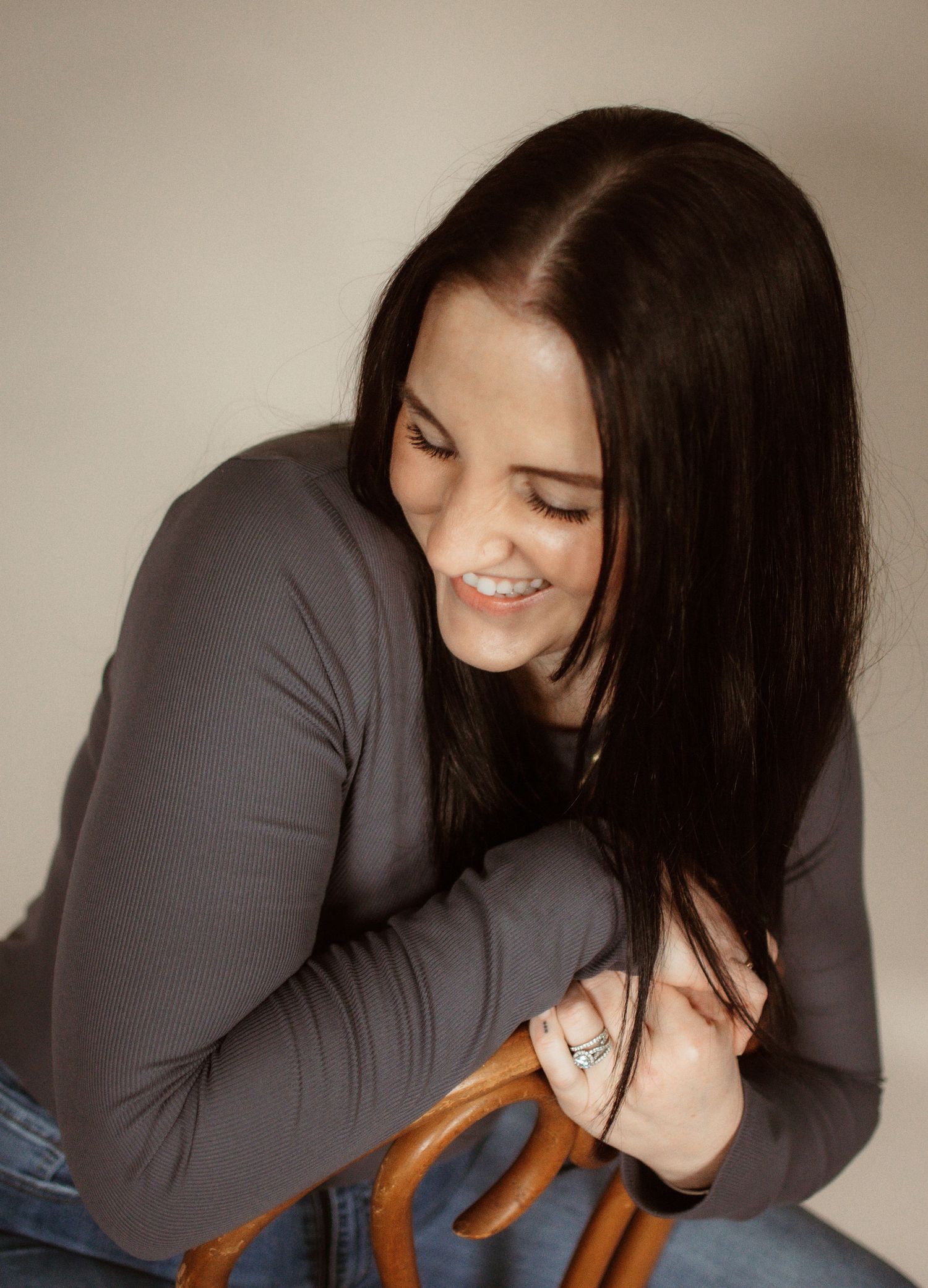 Body positive boudoir photographer in new england