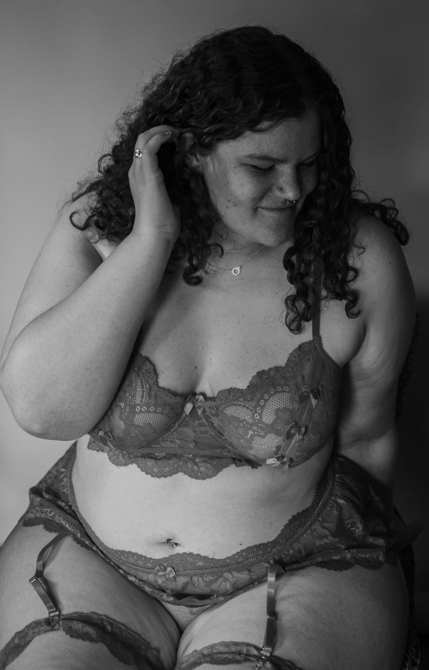 Body positive boudoir photographer in new england