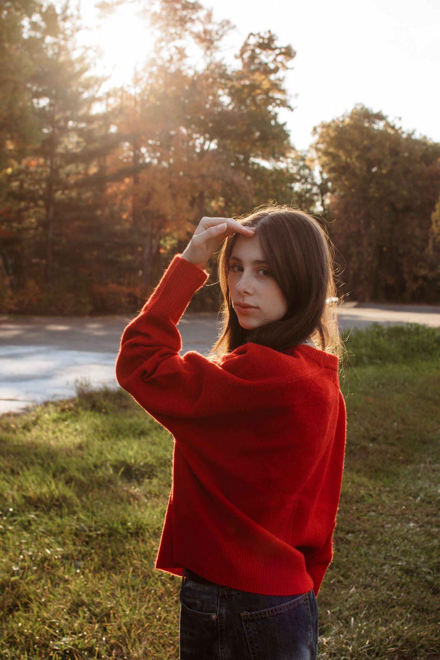 High school senior portraits in MA