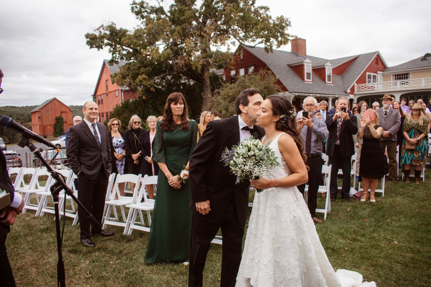 Rustic outdoor wedding photography New England woodsy barn & garden weddings