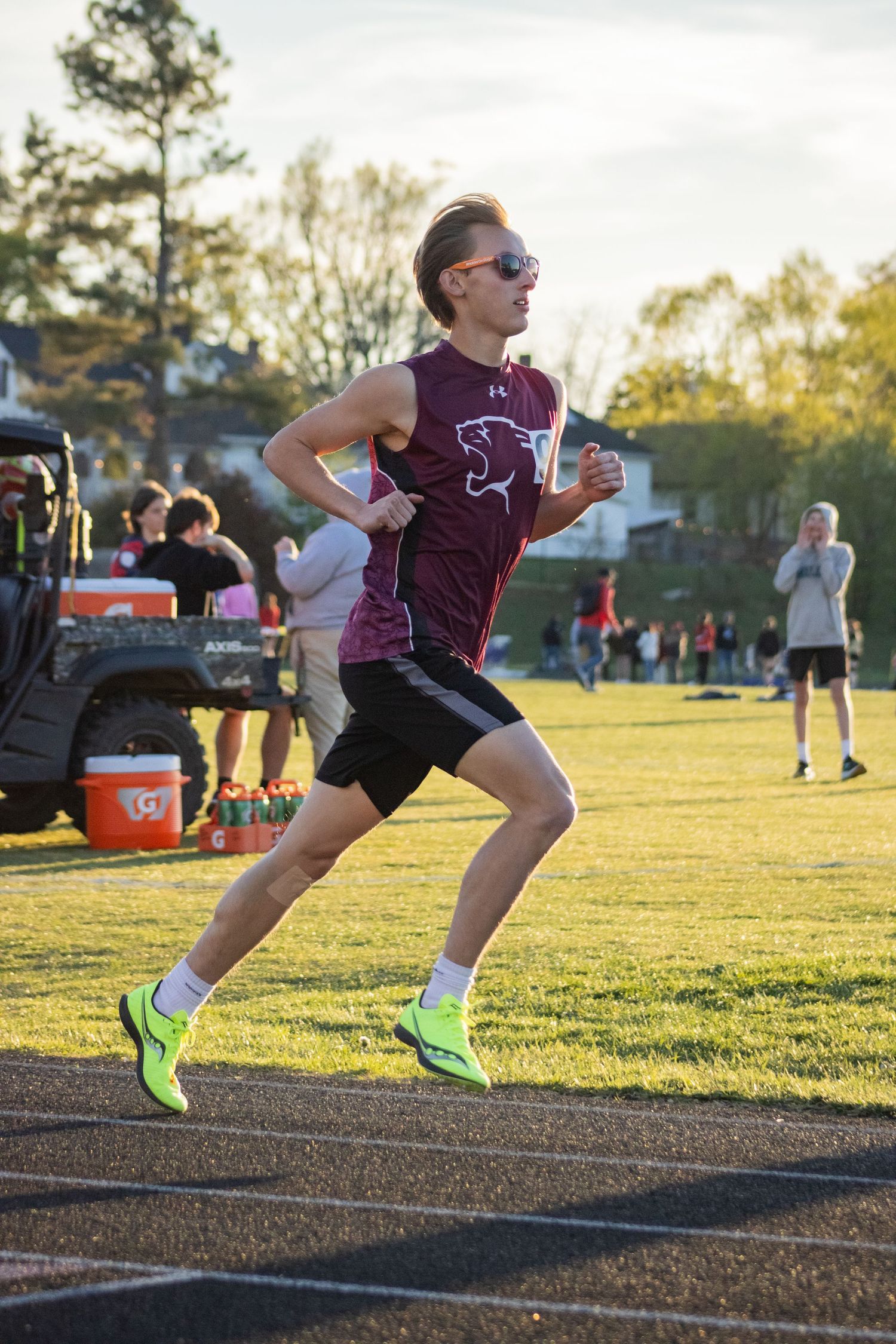Senior Seth Fint (SDHS) during a long-run.
@addykaysports 2025.