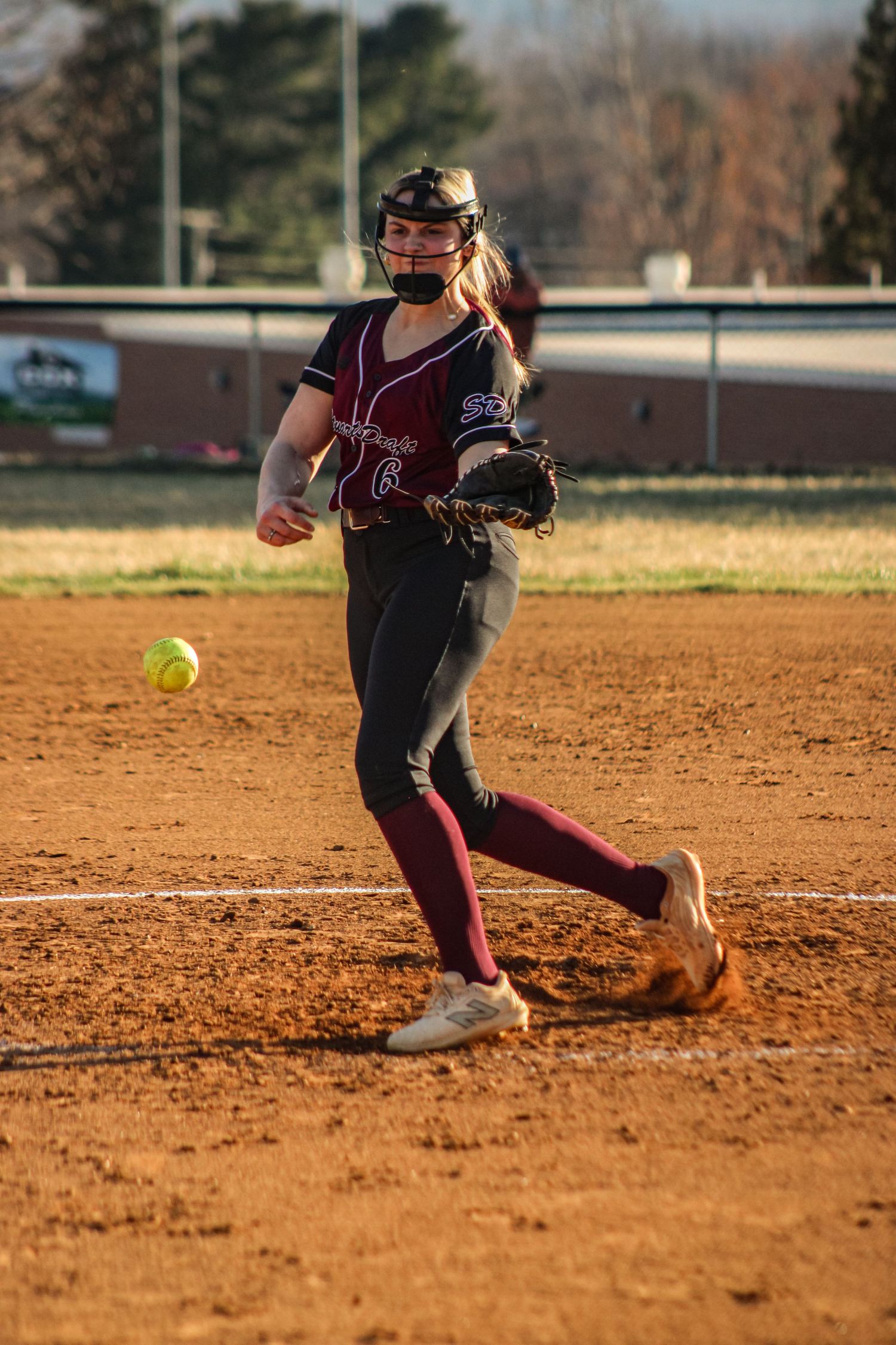 Junior Emma Harman #6 pitches for SDHS opening scrimmage.
@addykaysports 2025.