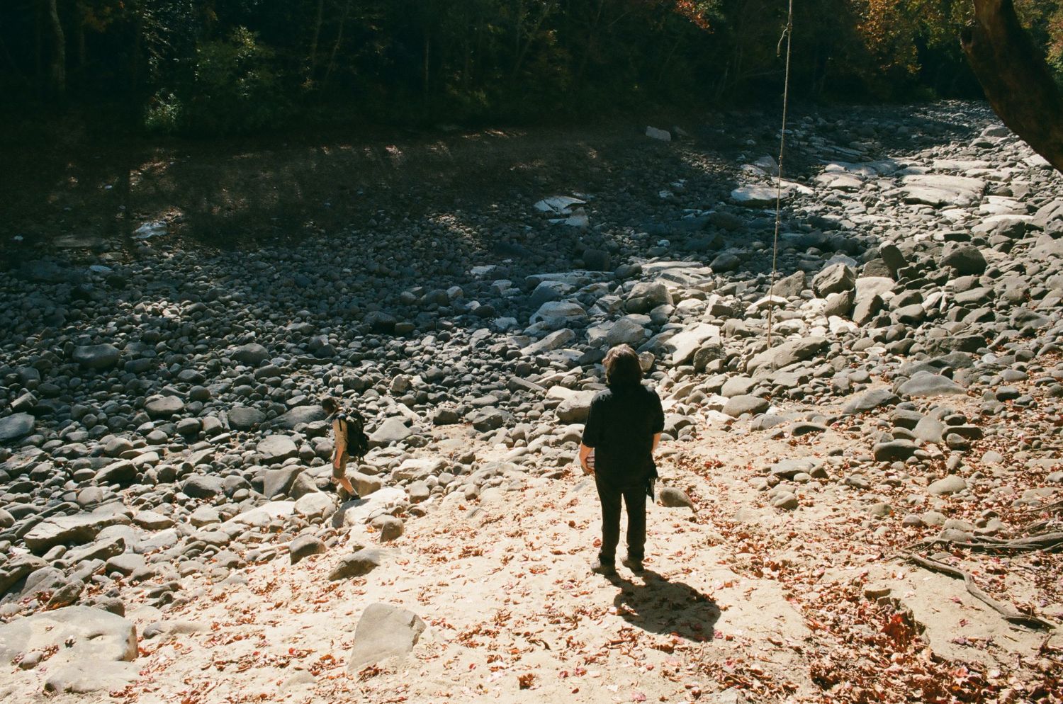 A rolling river was our destination, but upon arrival, it was completely dried due to drought