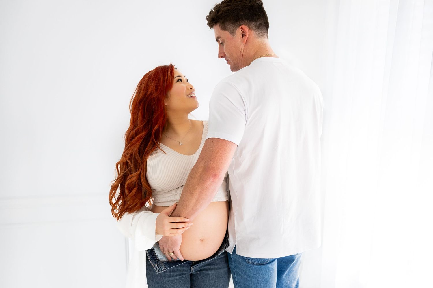Couple Studio Maternity Photography