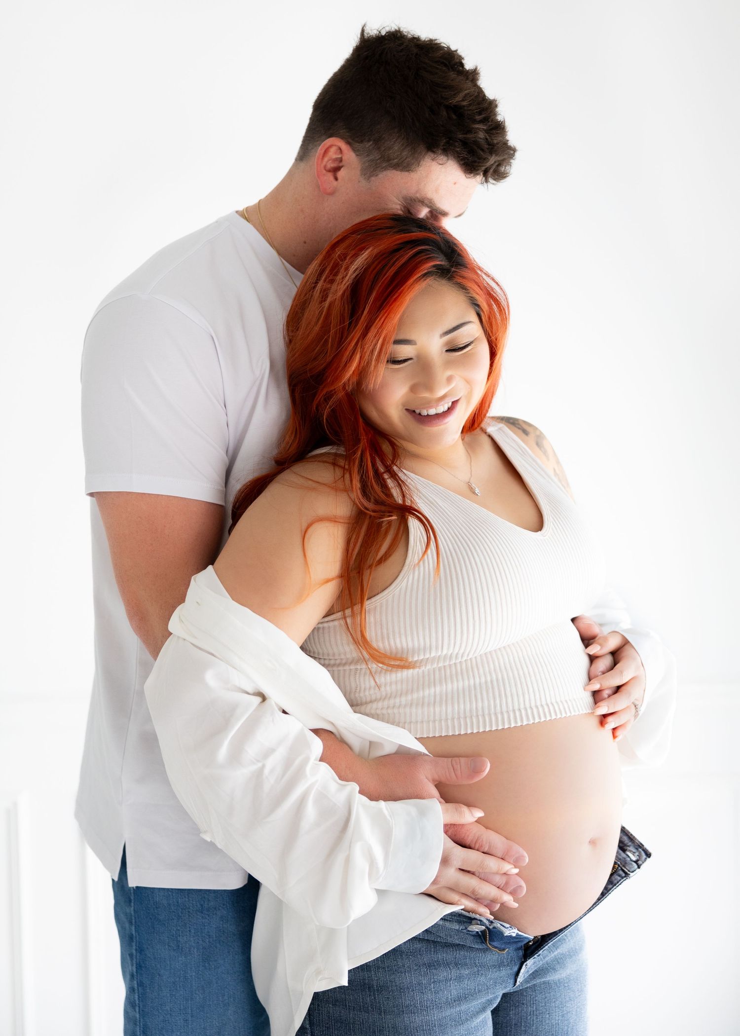 Couple Maternity Studio Session