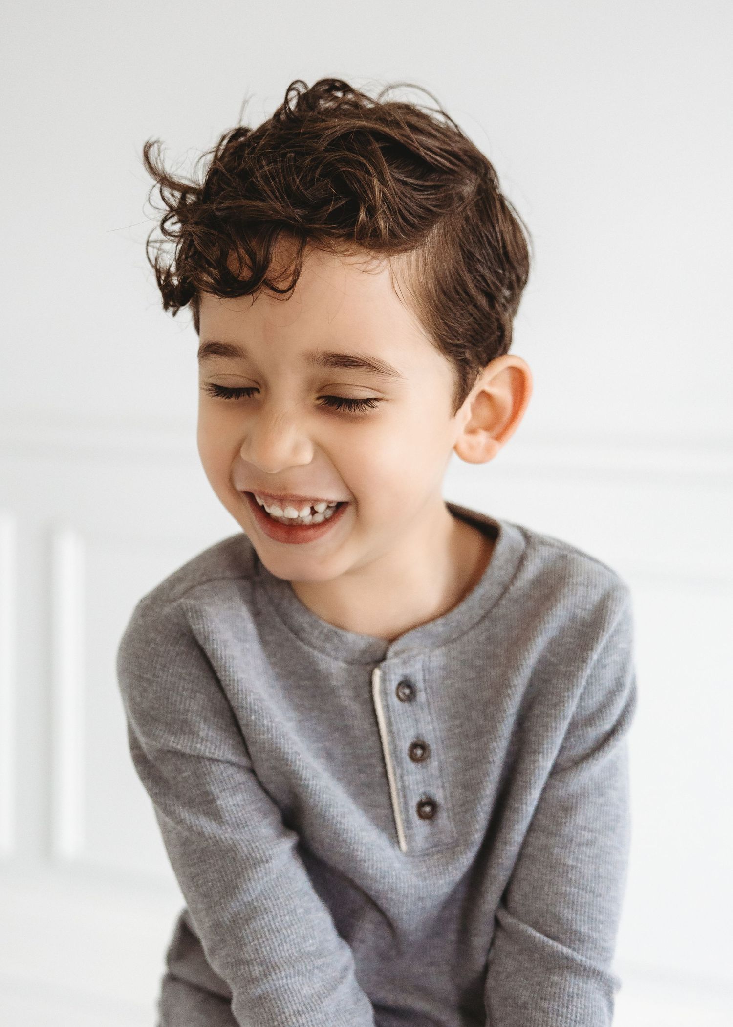 Childhood studio portraits