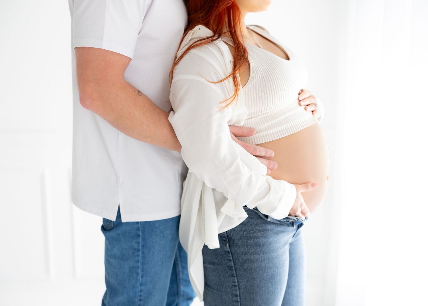 Studio maternity photography