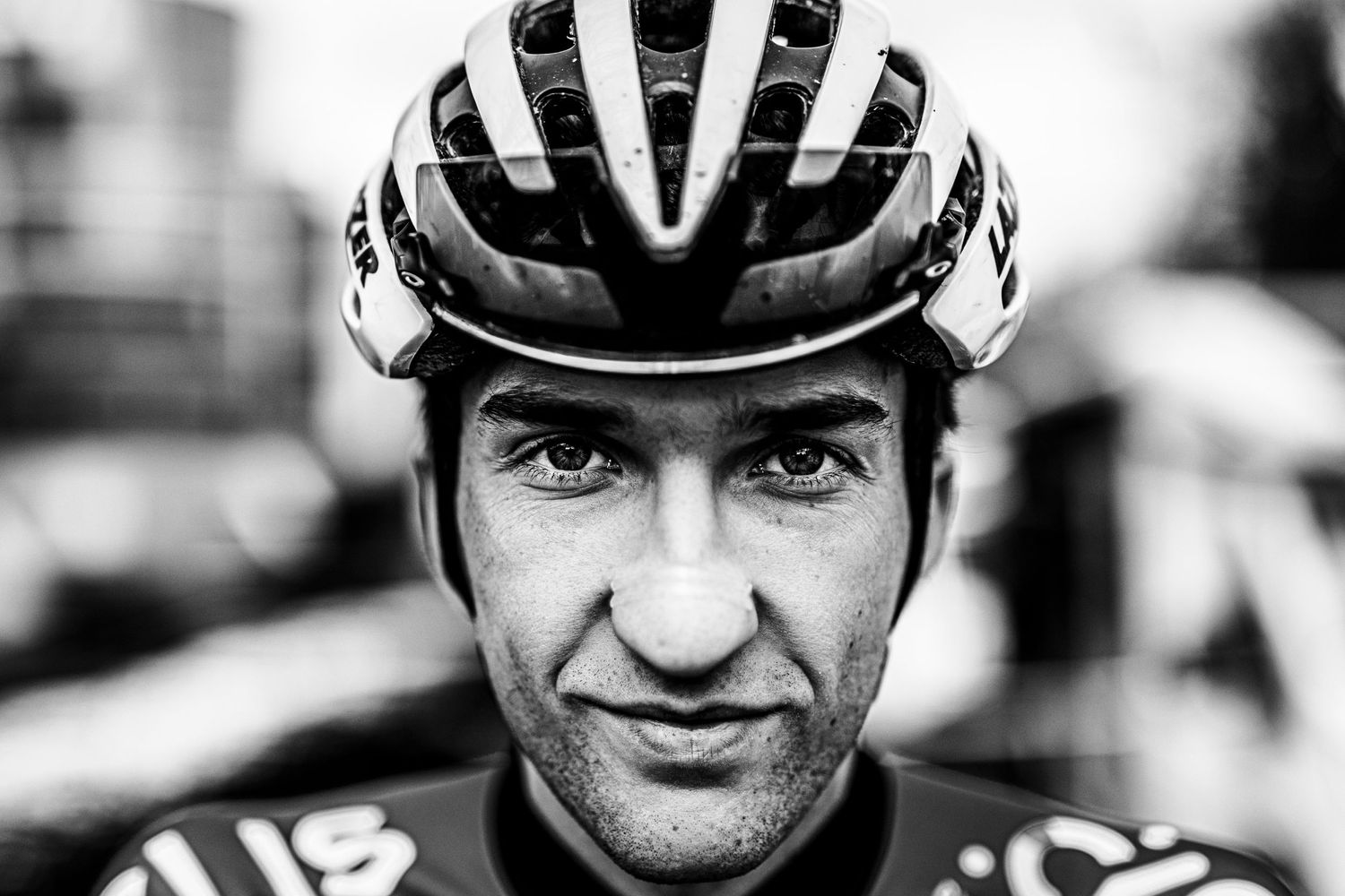 Portrait of Kilian Moreels at the cyclocross of Brussels in 2025.