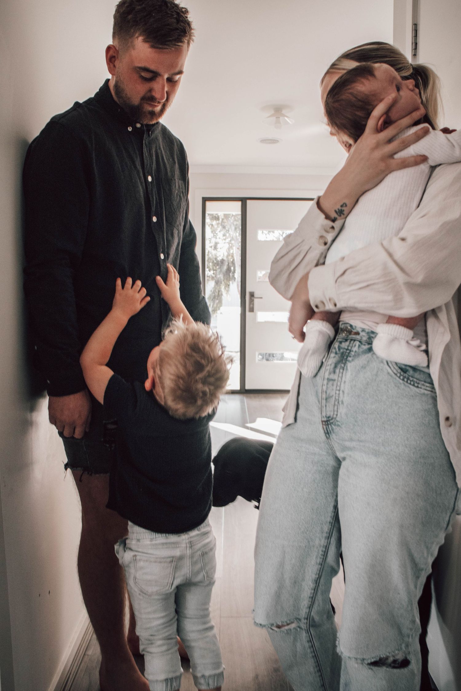 candid family life photo session