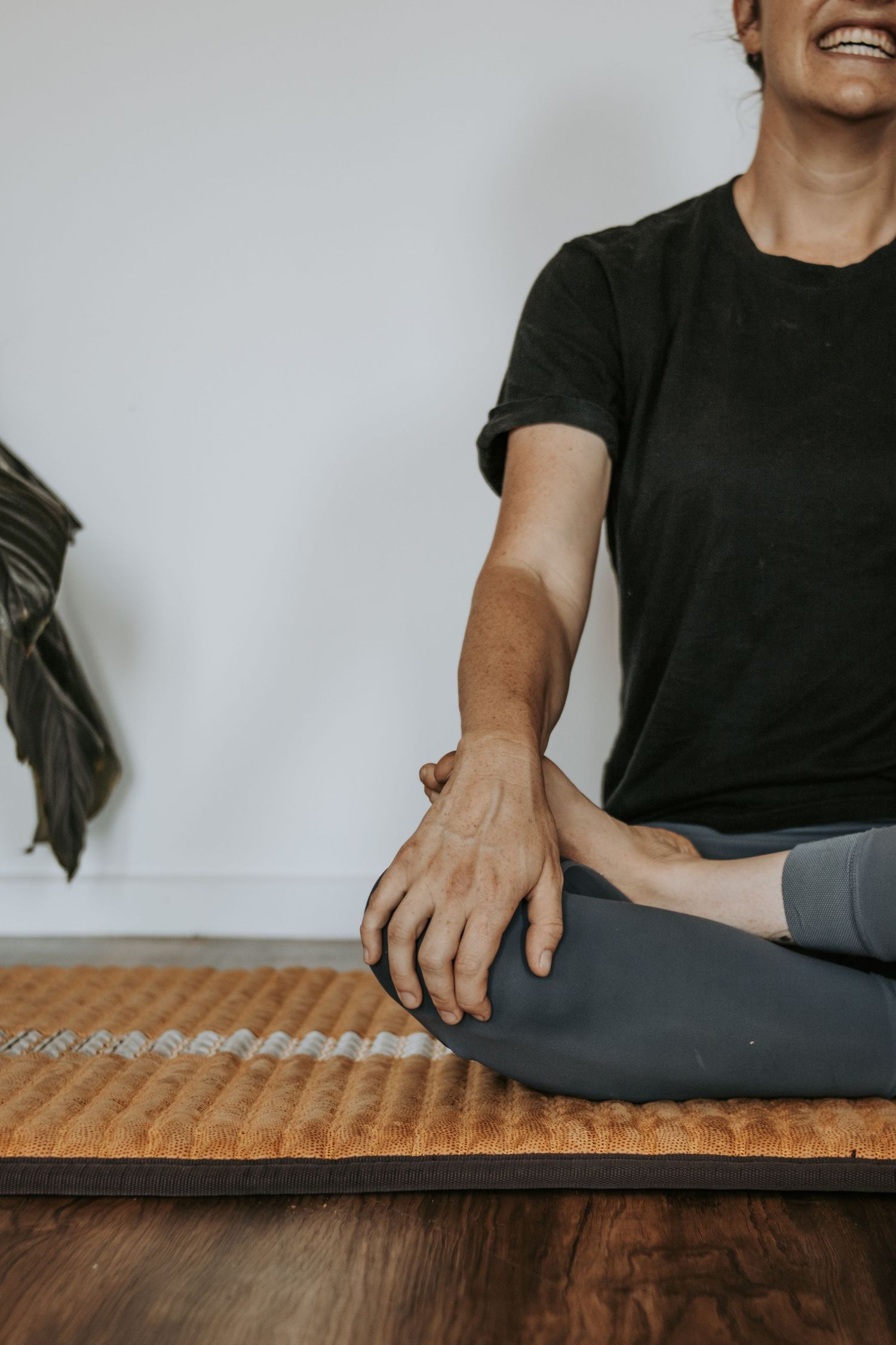 yoga content branding session in studio
