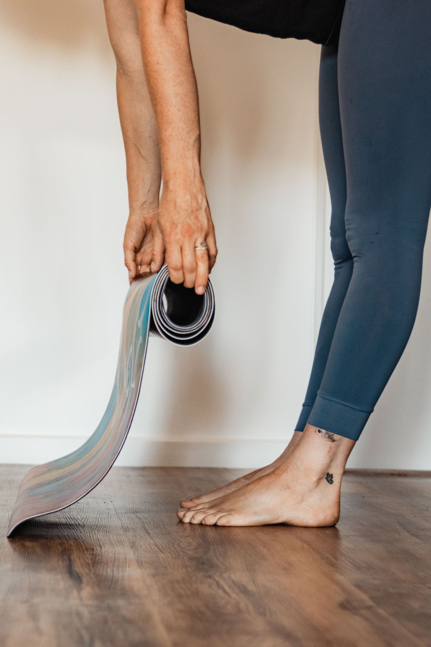 yoga content branding session in studio