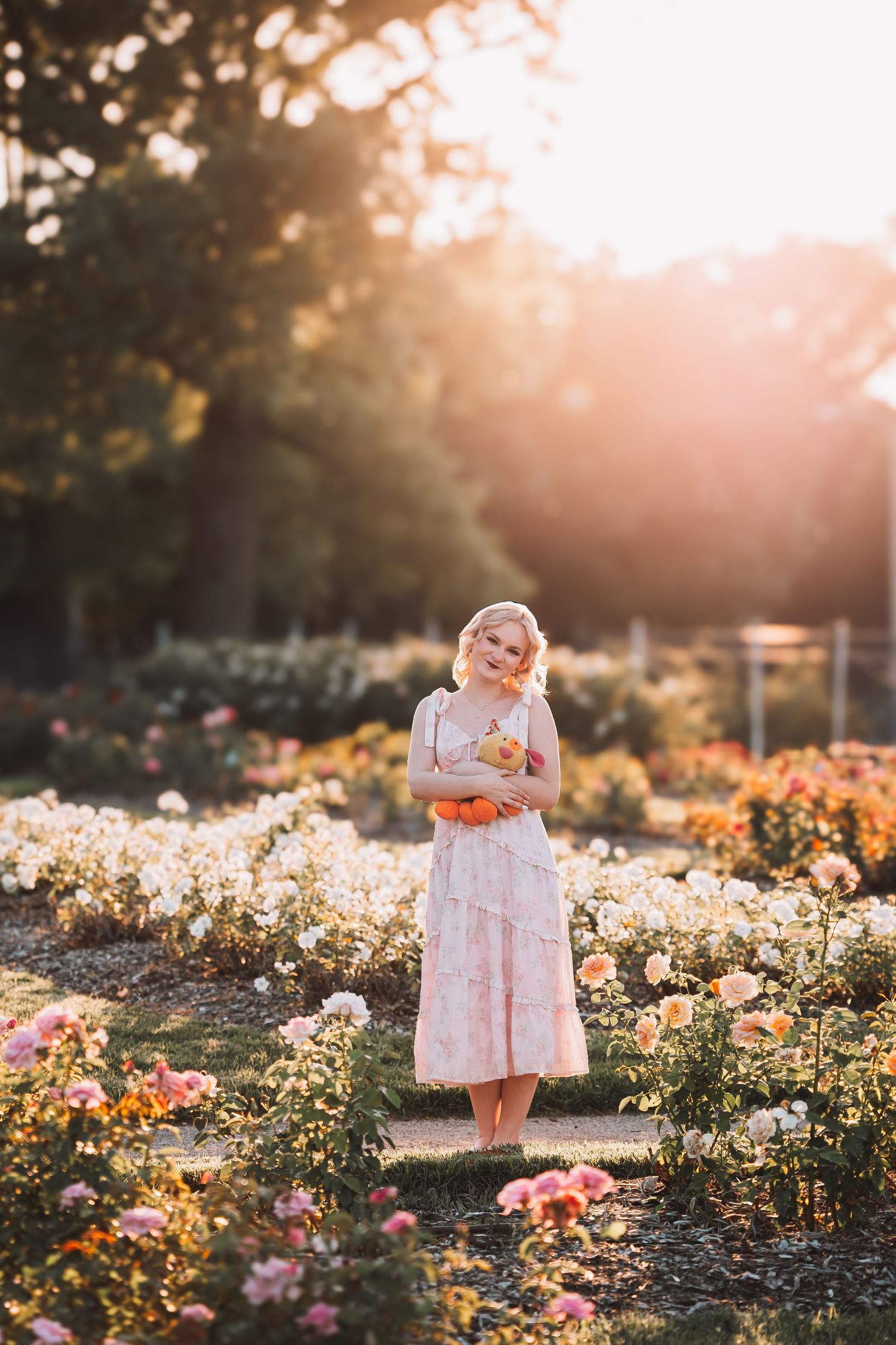 Senior Photo Reinisch Rose Garden Topeka, KS Abeni Rene Photography