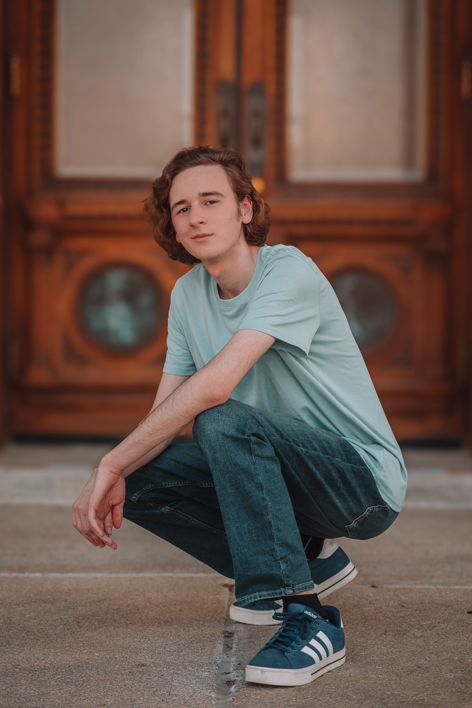 Summer senior photos boy Topeka KS Kansas