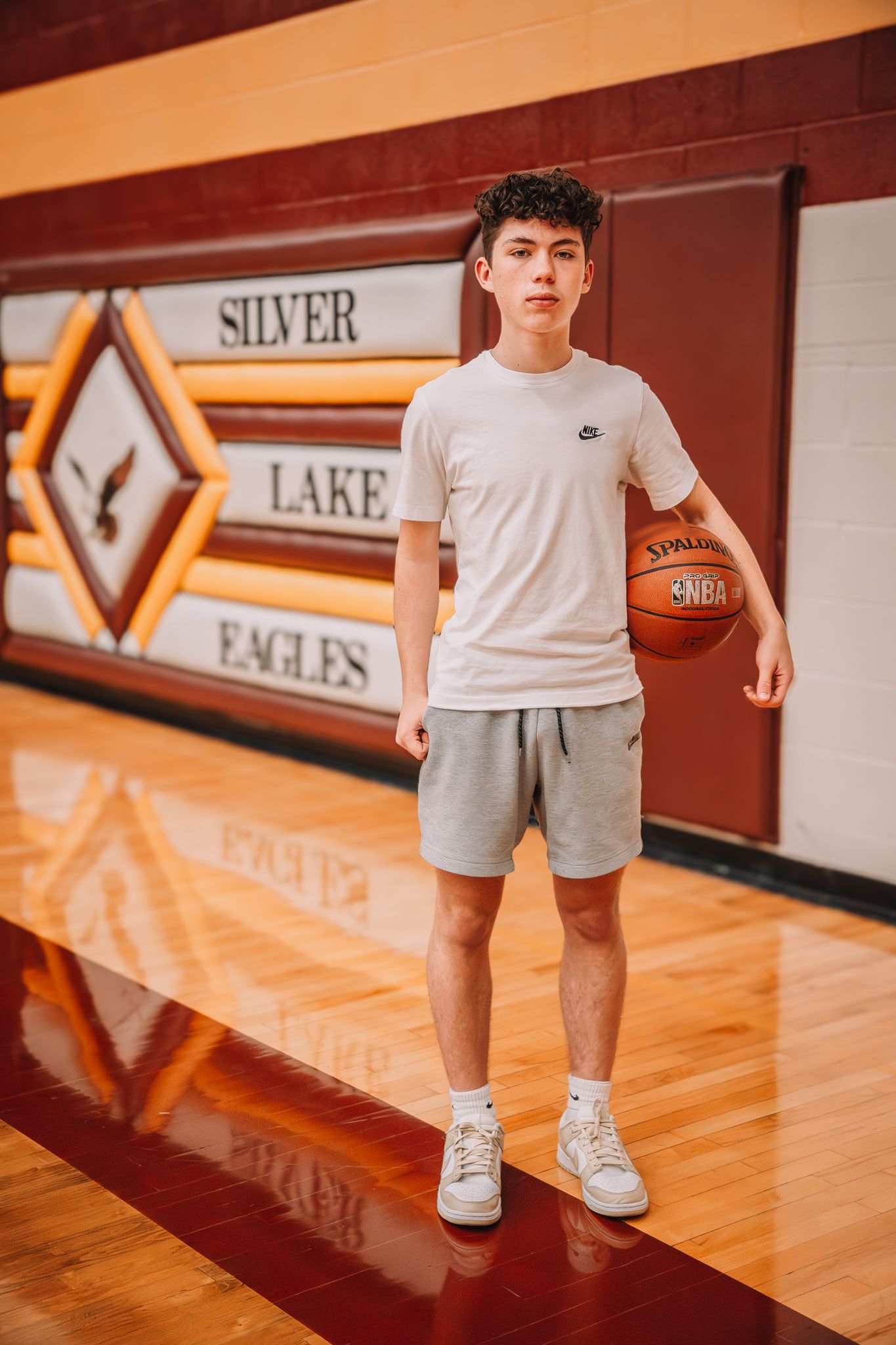 Basketball Photos in Gym Silver Lake Kansas KS