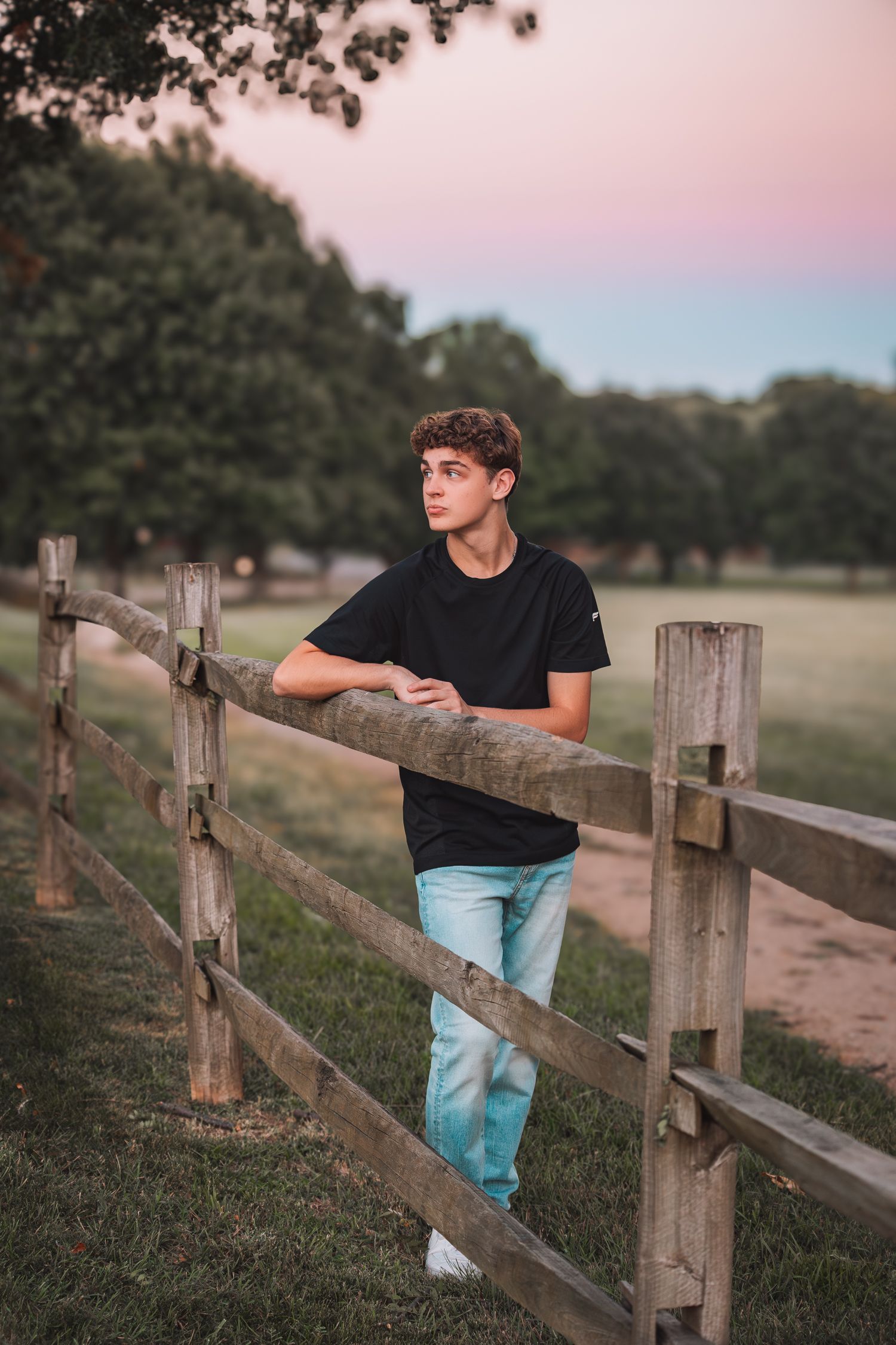Summer senior photos boy Topeka KS Kansas