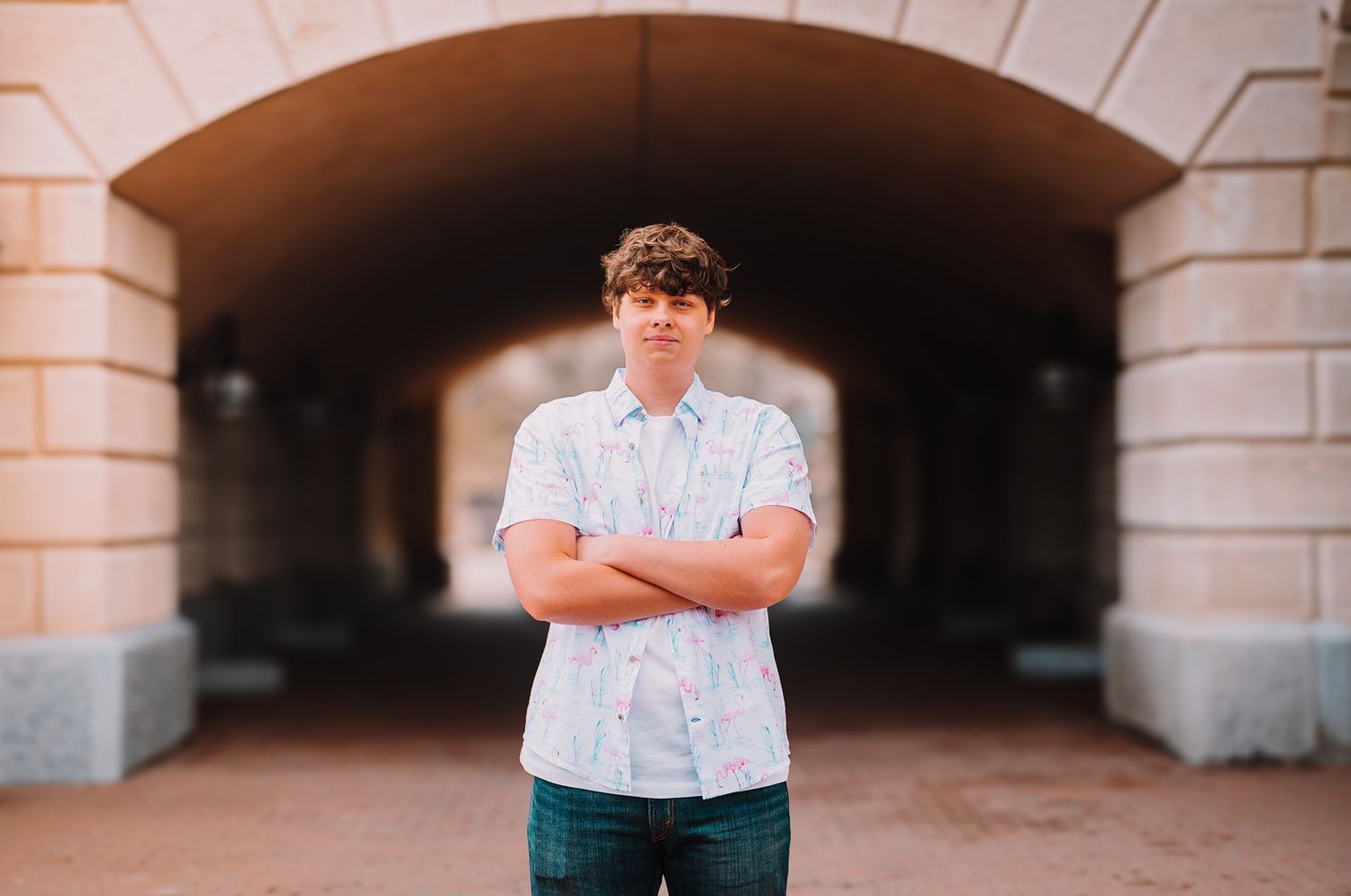 Summer senior photos boy Topeka KS Kansas