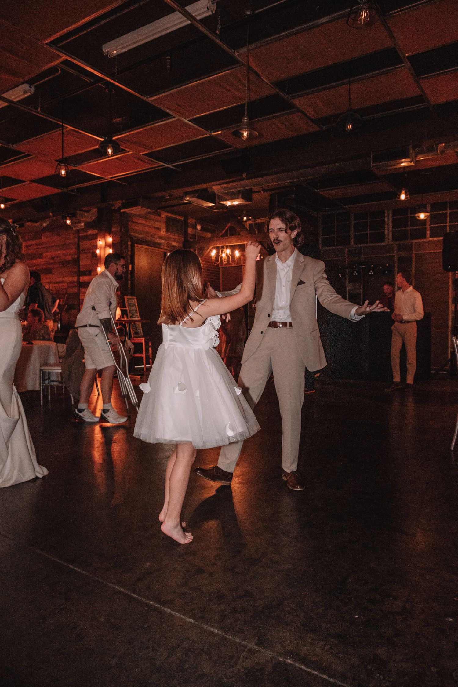 Wedding Reception party. Topeka, KS  at The Foundry