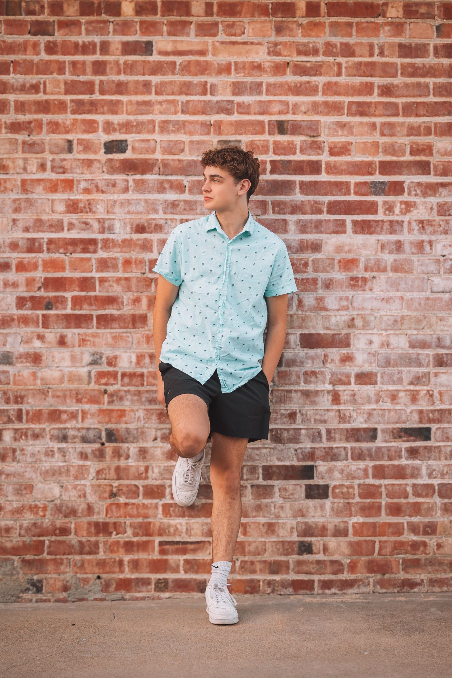 Summer senior photos boy Topeka KS Kansas