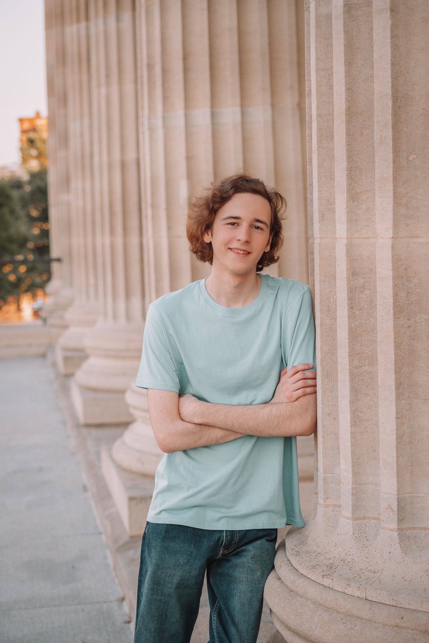 Summer senior photos boy Topeka KS Kansas