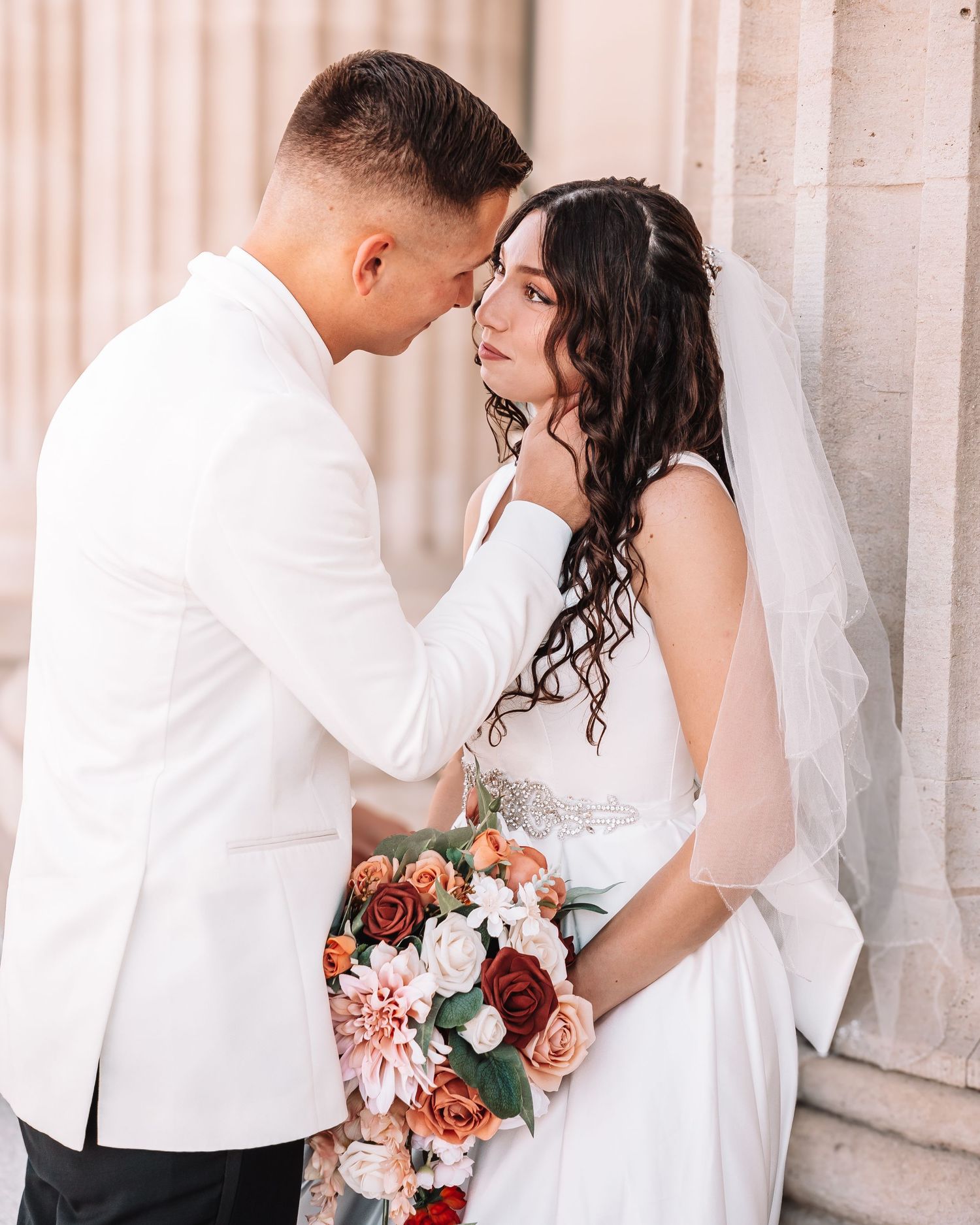 Topeka Capitol Wedding Portraits