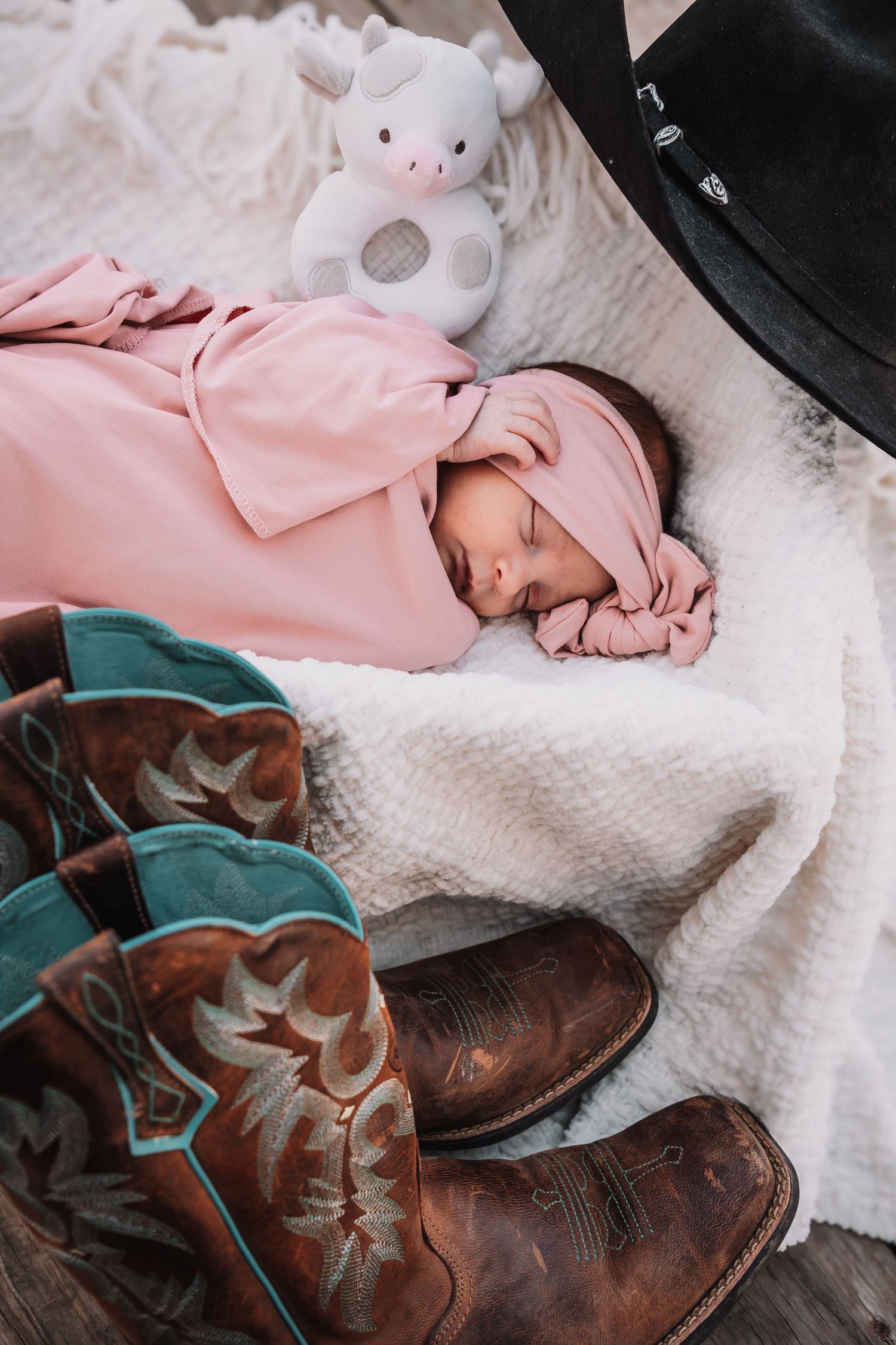 Newborn girl photos Topeka KS Ward Meade Park, Old Prairie Town