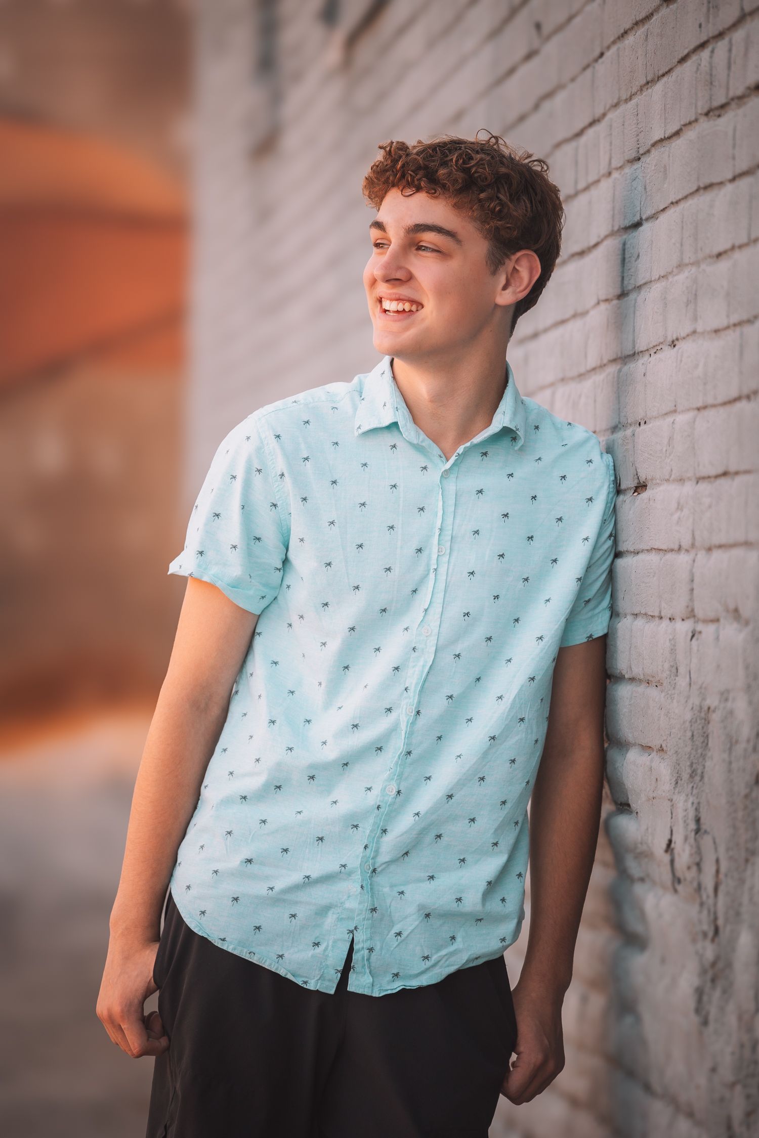 Summer senior photos boy Topeka KS Kansas