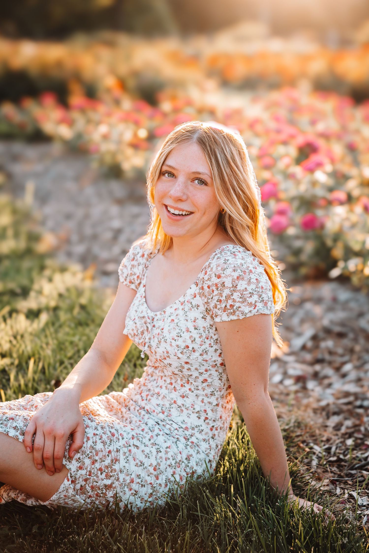 Senior Photo Reinisch Rose Garden Topeka, KS Abeni Rene Photography