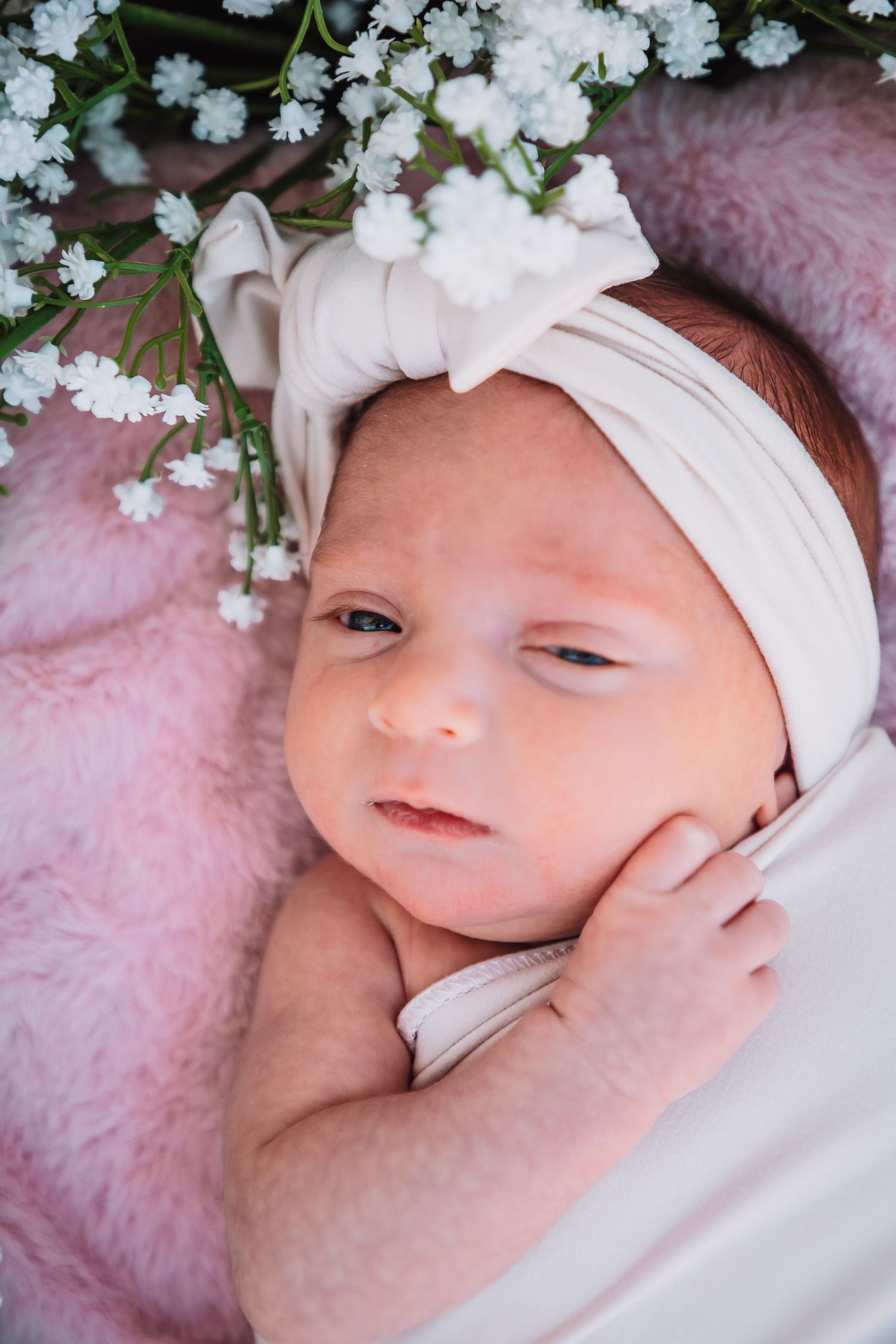 Newborn girl photos Topeka KS Ward Meade Park, Old Prairie Town