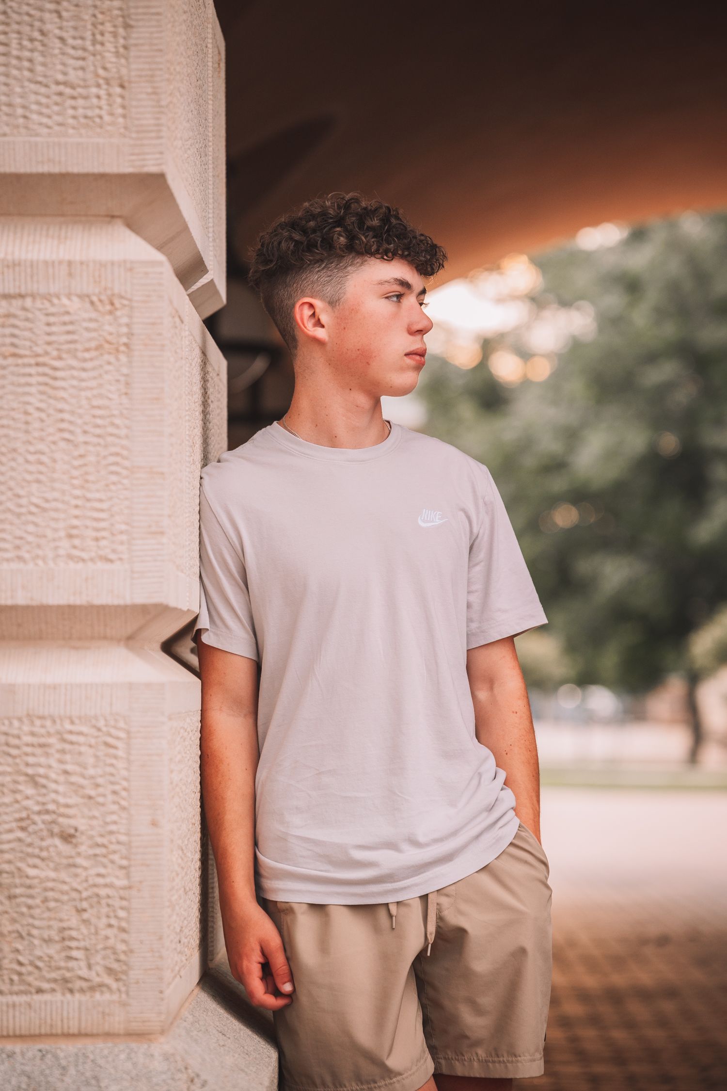 boy senior photos Topeka KS Kansas Capitol