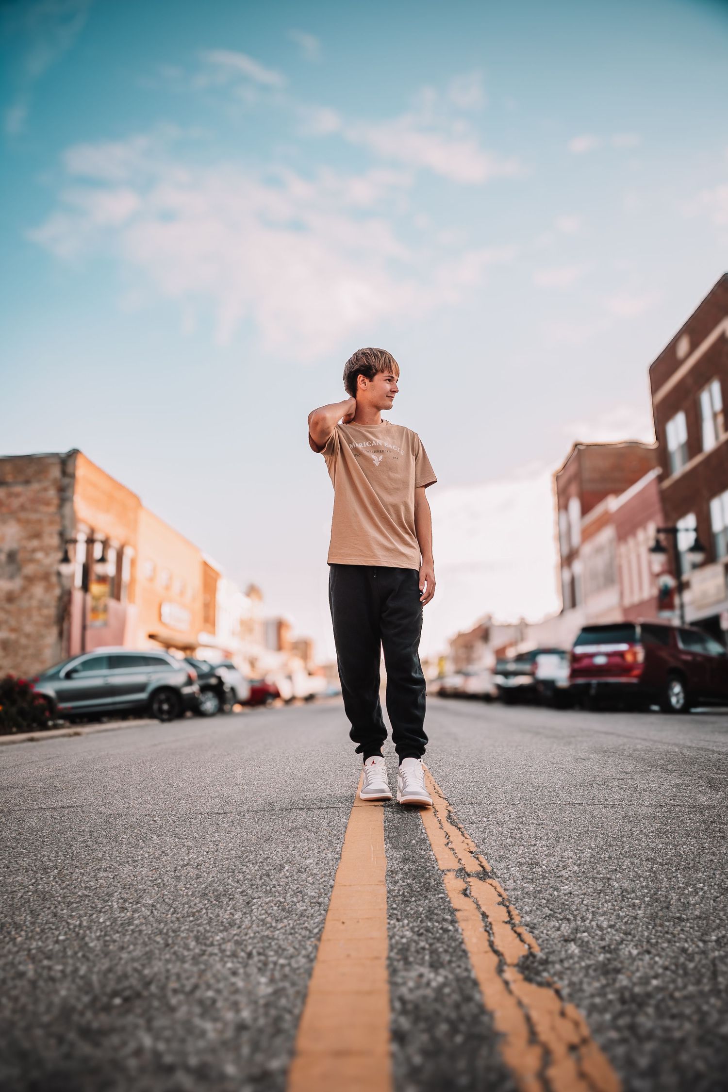 Senior Photo boy Topeka KS Summer