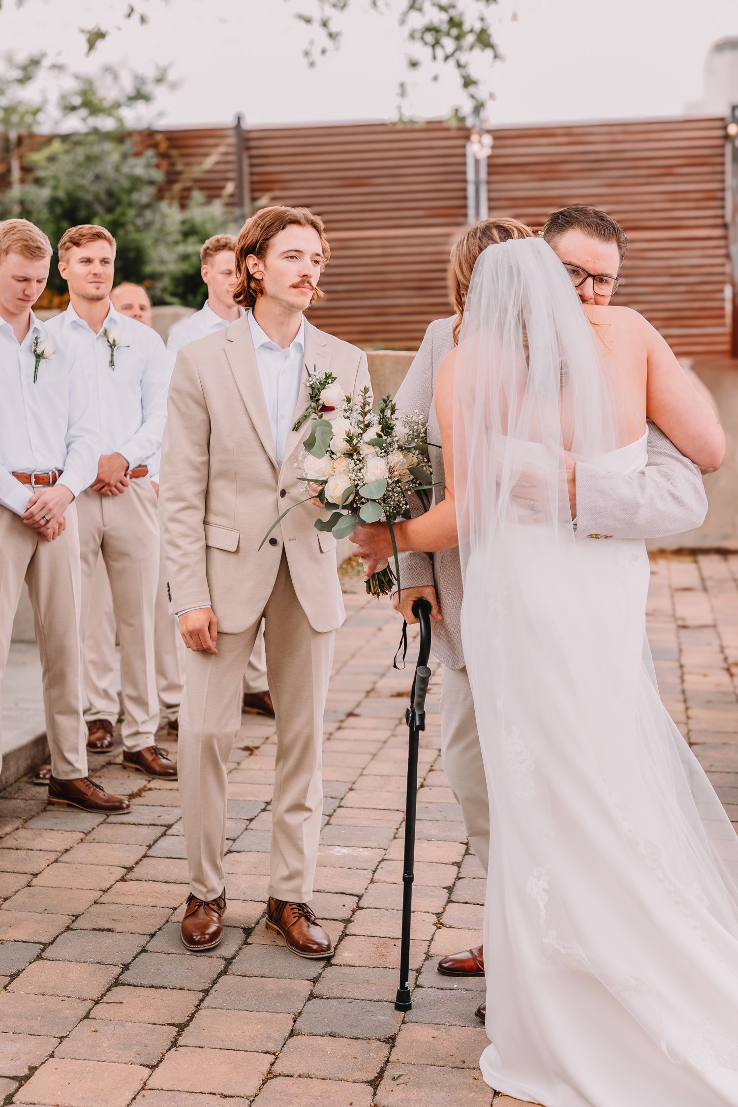 Wedding Ceremony in Kansas at the Foundry.