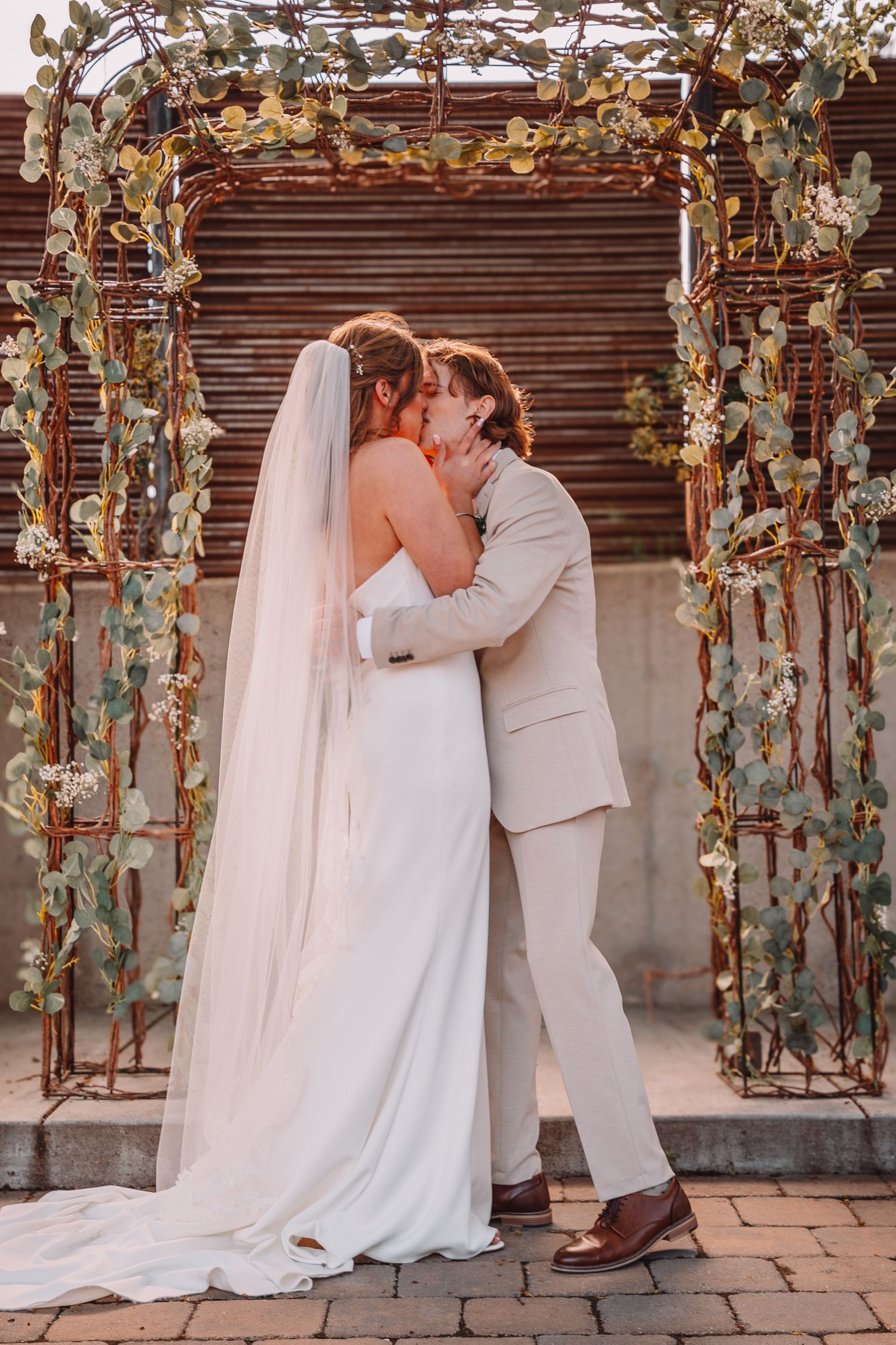 Wedding Ceremony in Kansas at the Foundry.