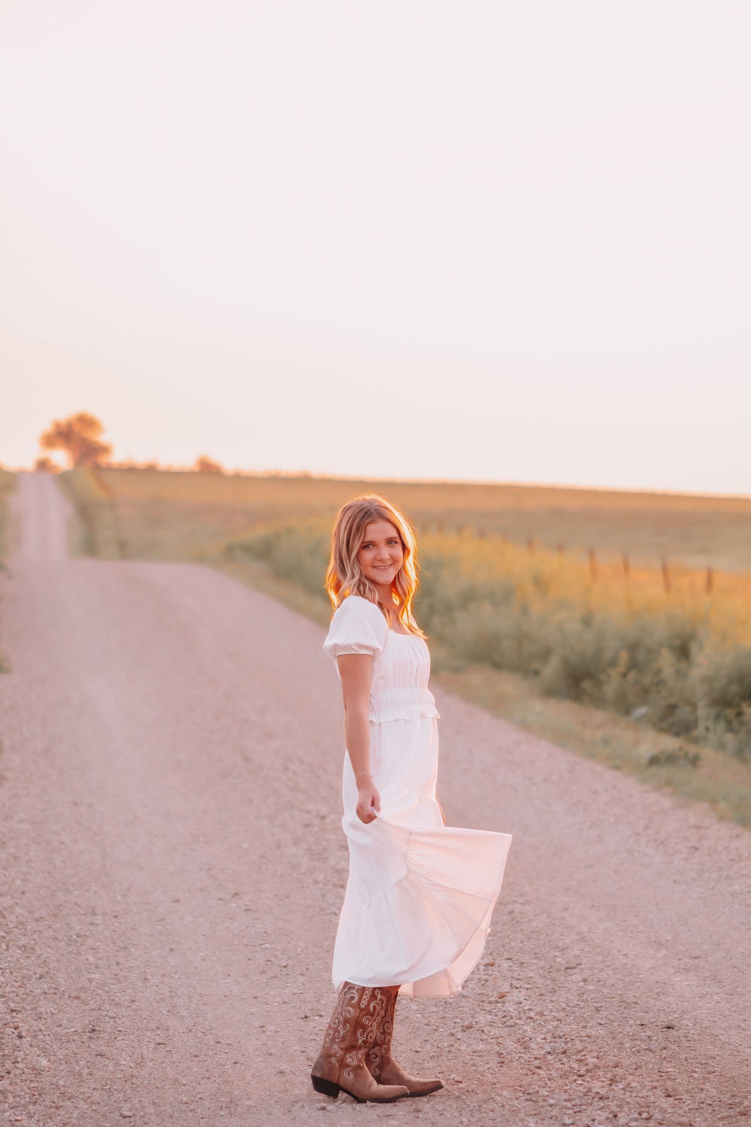 Girl Senior Photo Flint Hills, KS