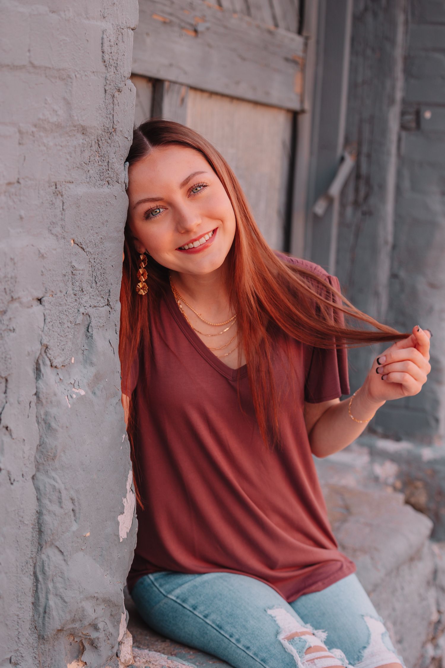 Senior Photos girl NOTO Summer Topeka KS Kansas