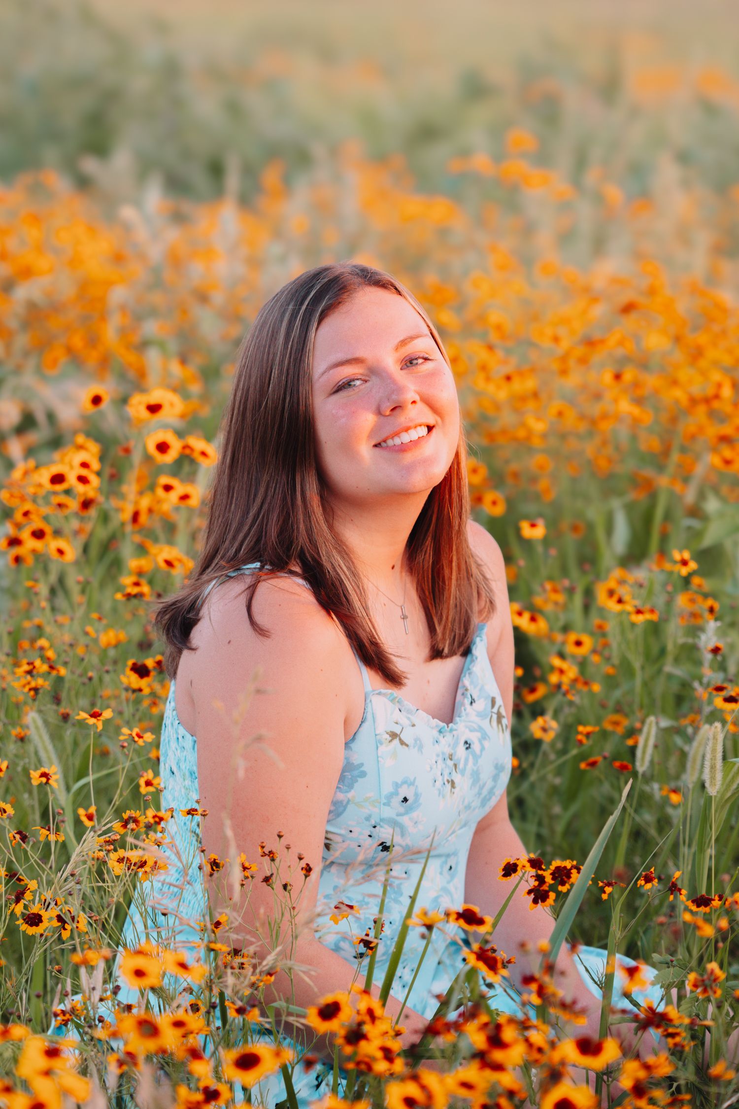 Silver Lake Graduate Photos Topeka KS Kansas Flint Hills Floral