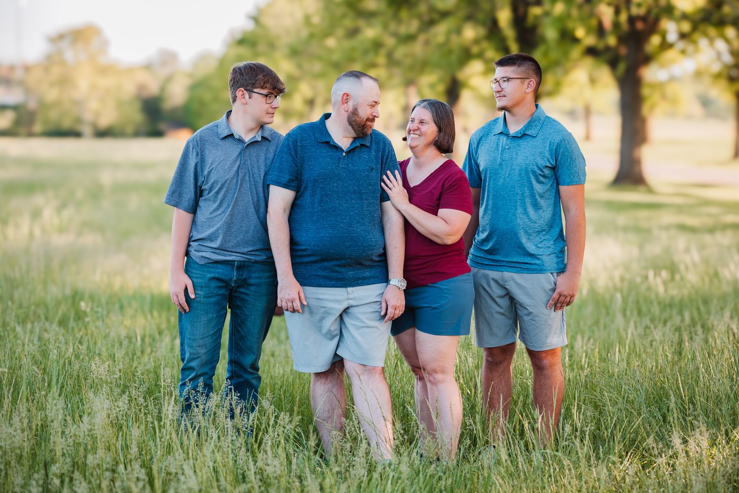 Summer family photos Topeka KS Kansas