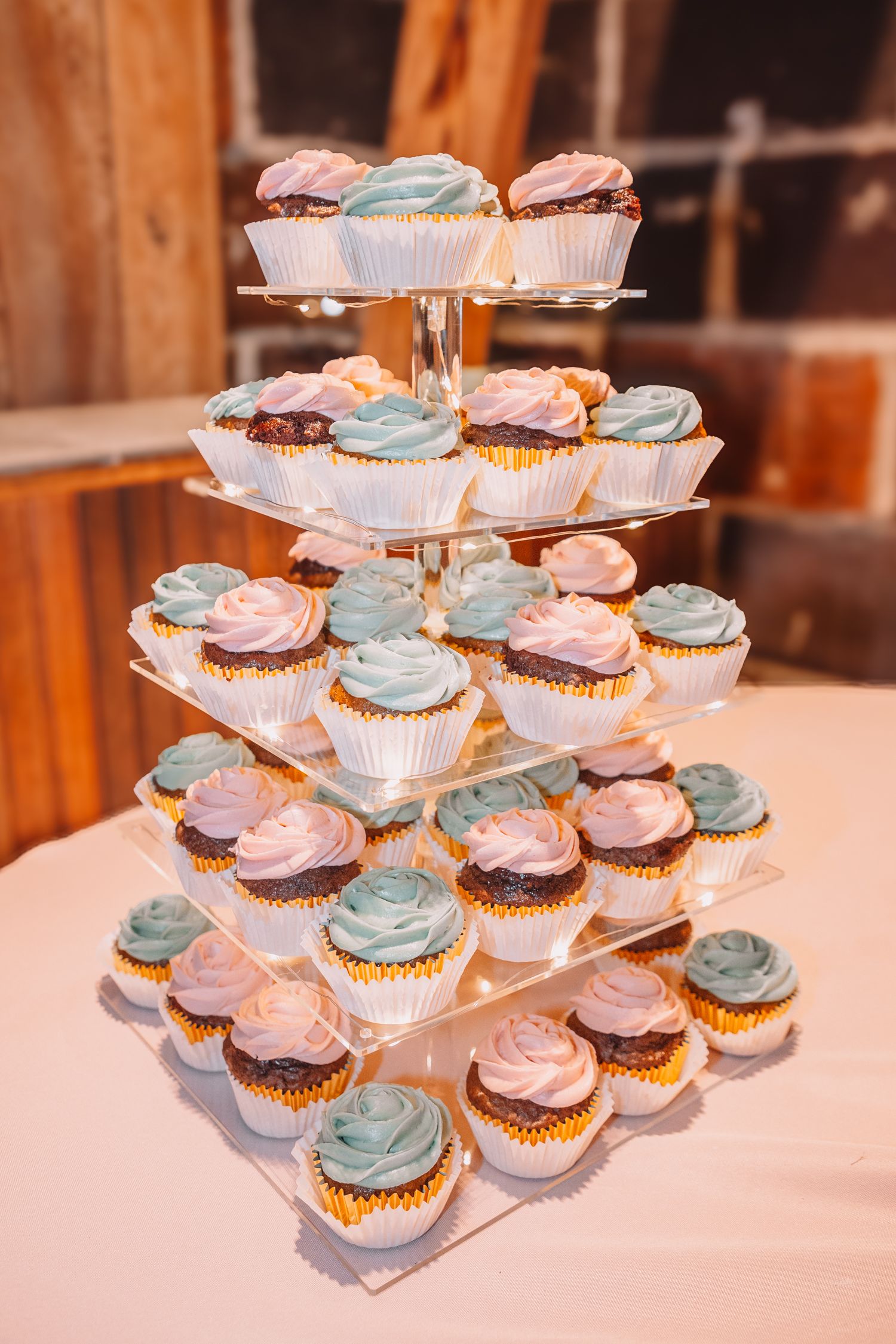 Wedding Details Sentimental in Topeka, Kansas at the Brownstone.  Reception Hall. Food and Cake.