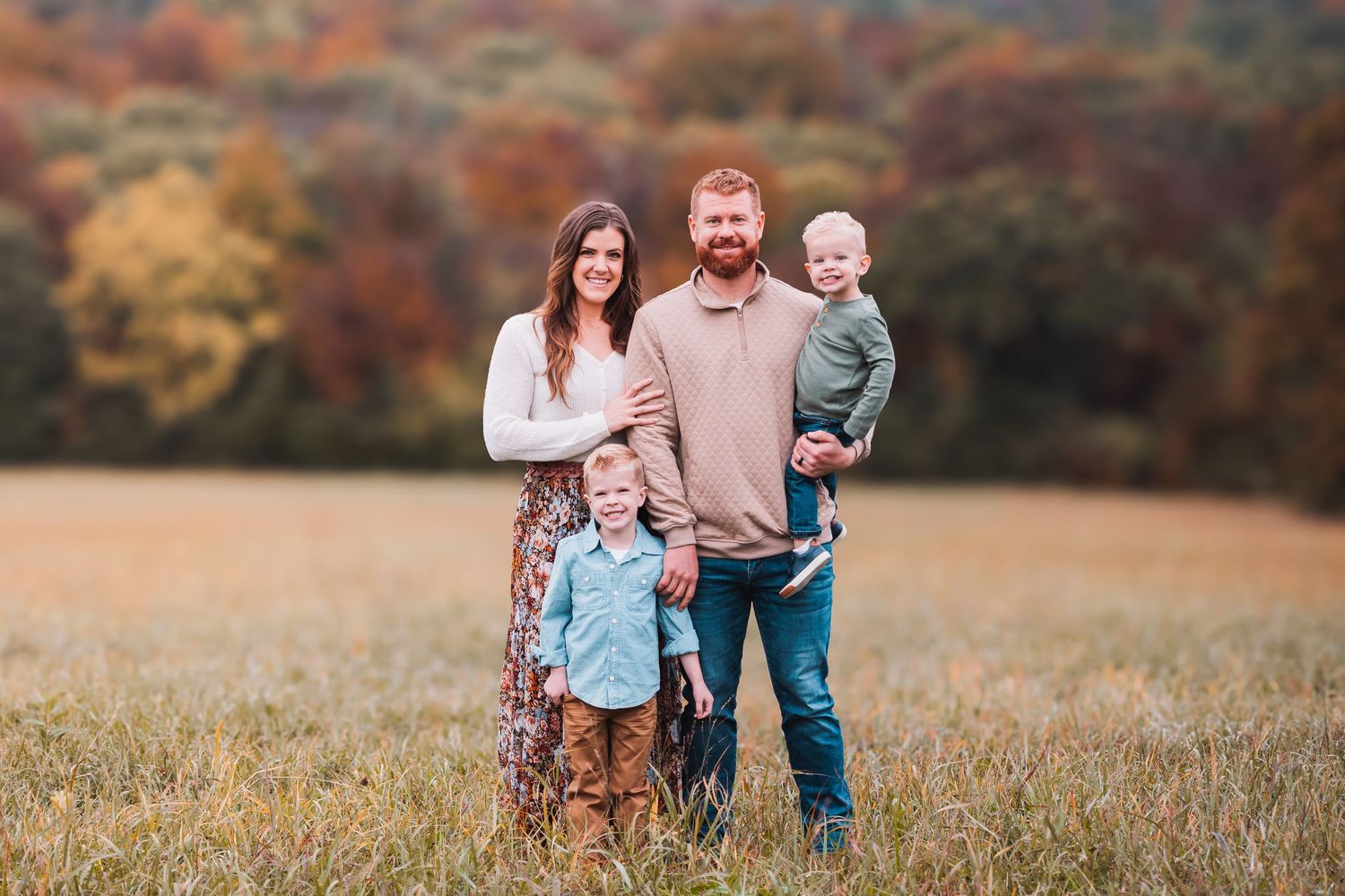Family photo fall Cedar Crest Topeka KS