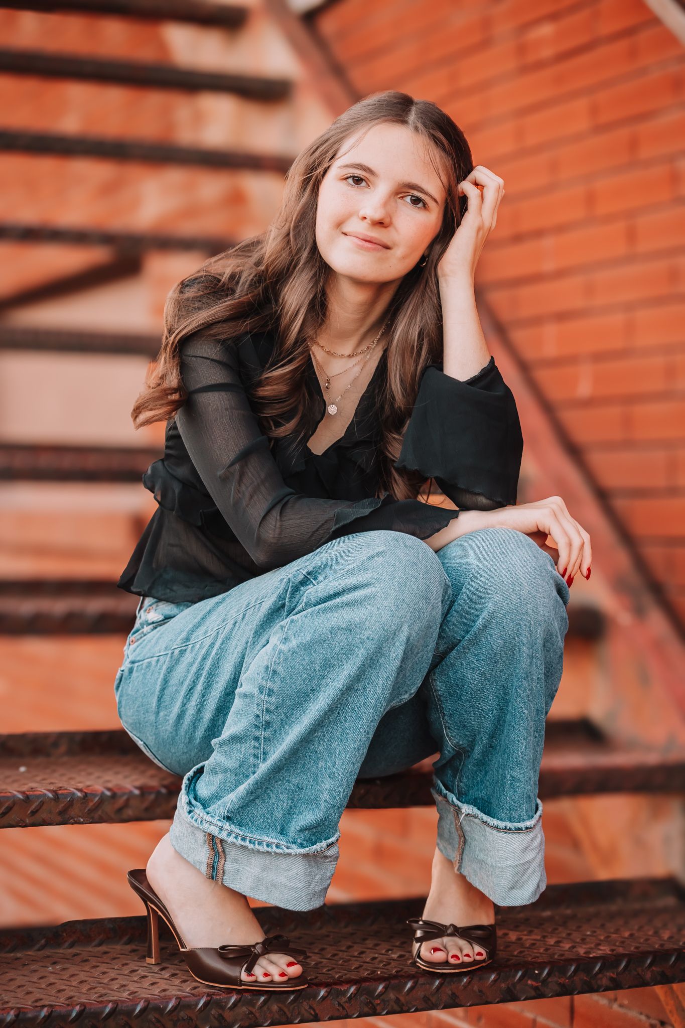 Fall senior photos girl Topeka KS Kansas NOTO