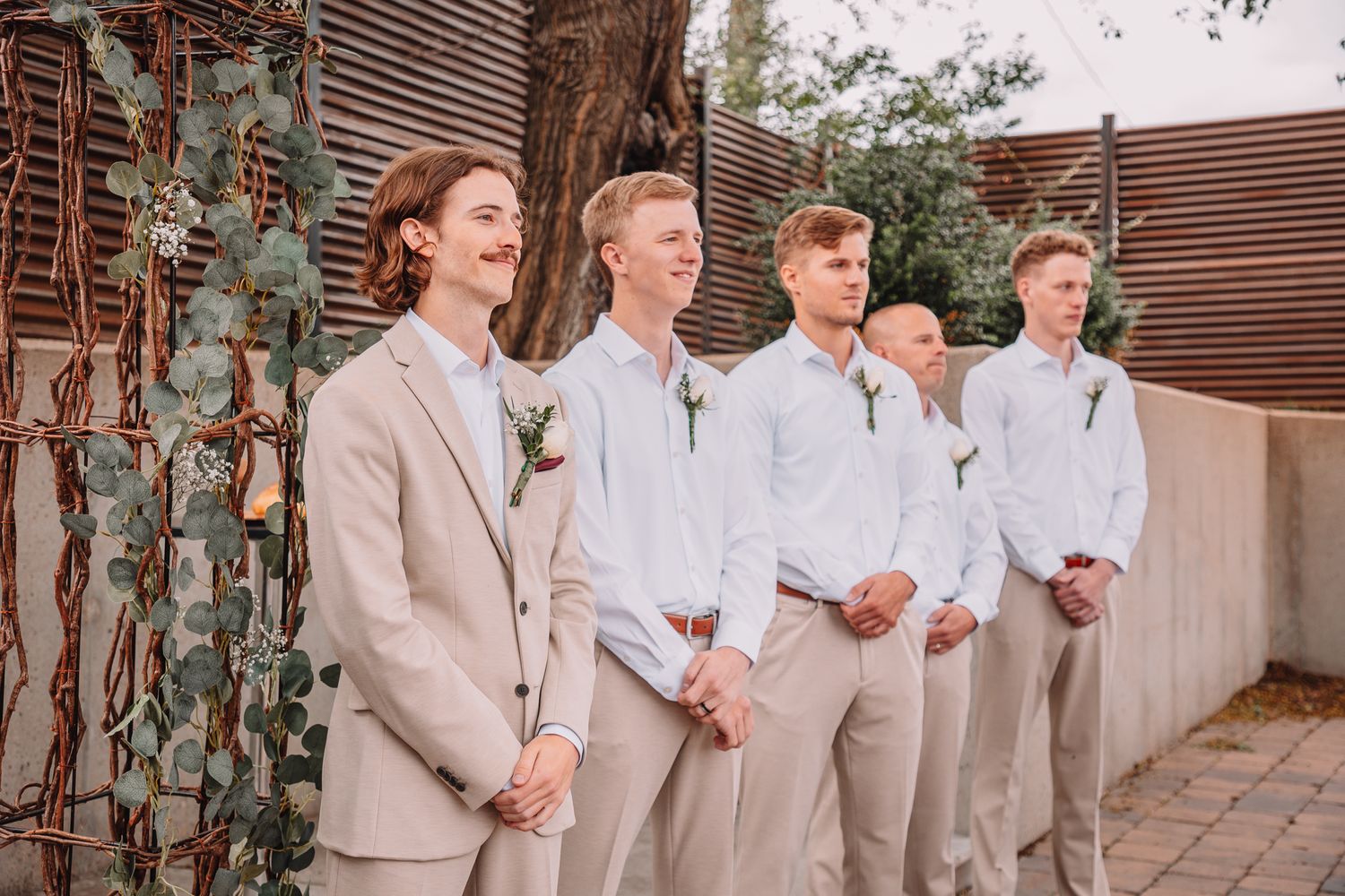 Wedding Ceremony in Kansas at the Foundry.