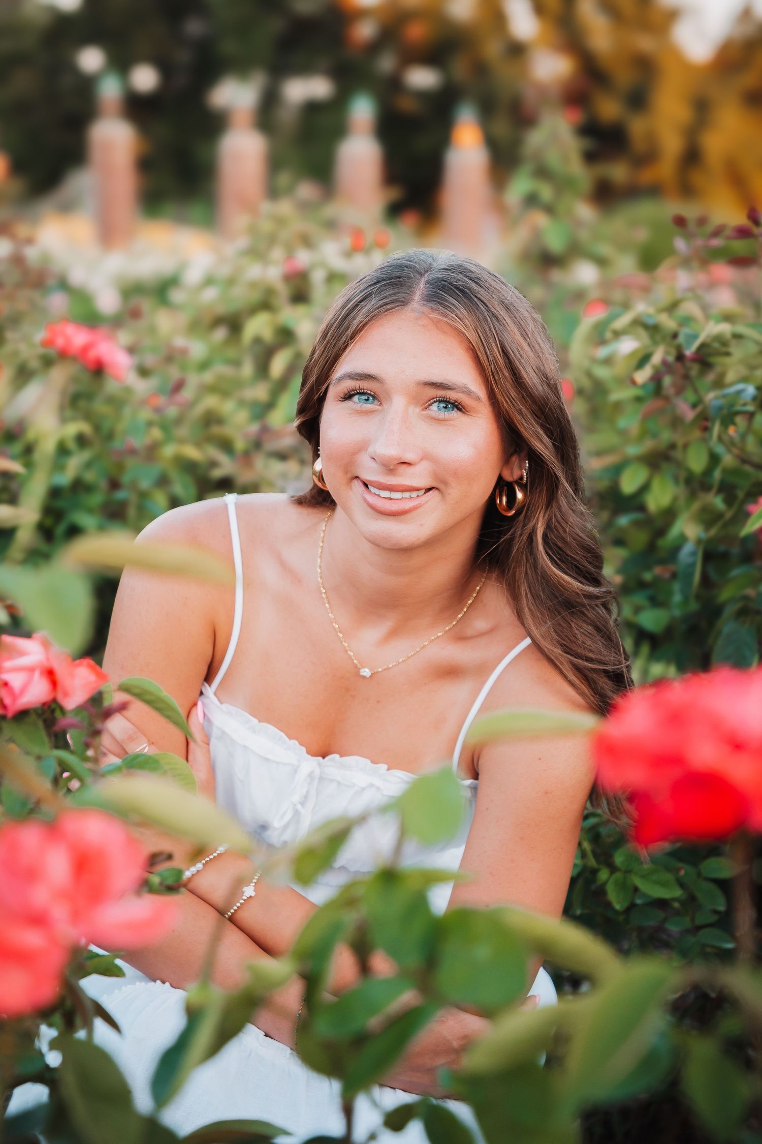 Summer Senior Portrait, Topeka, KS girl Gage Park