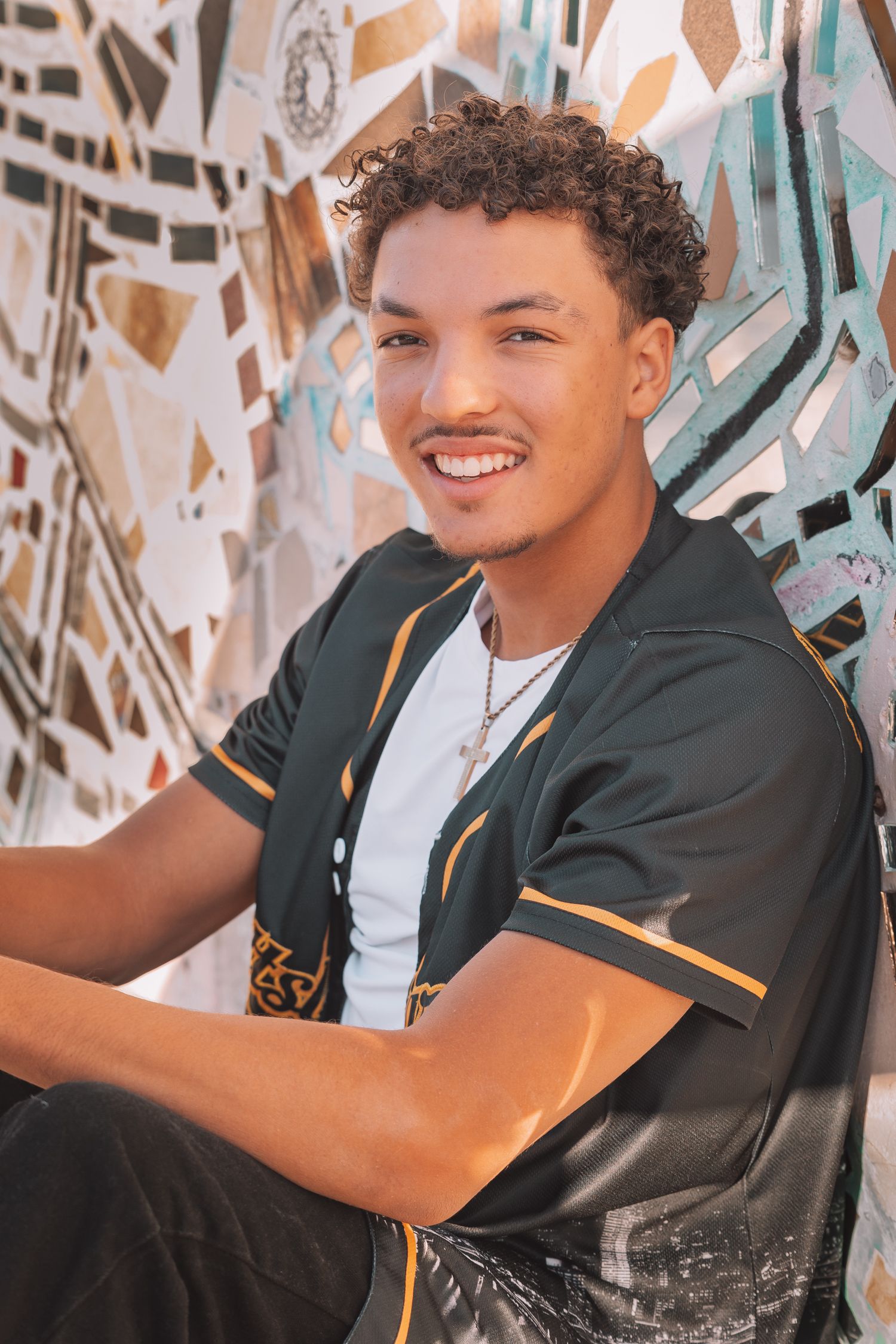 fall senior photos boy Topeka KS Kansas
