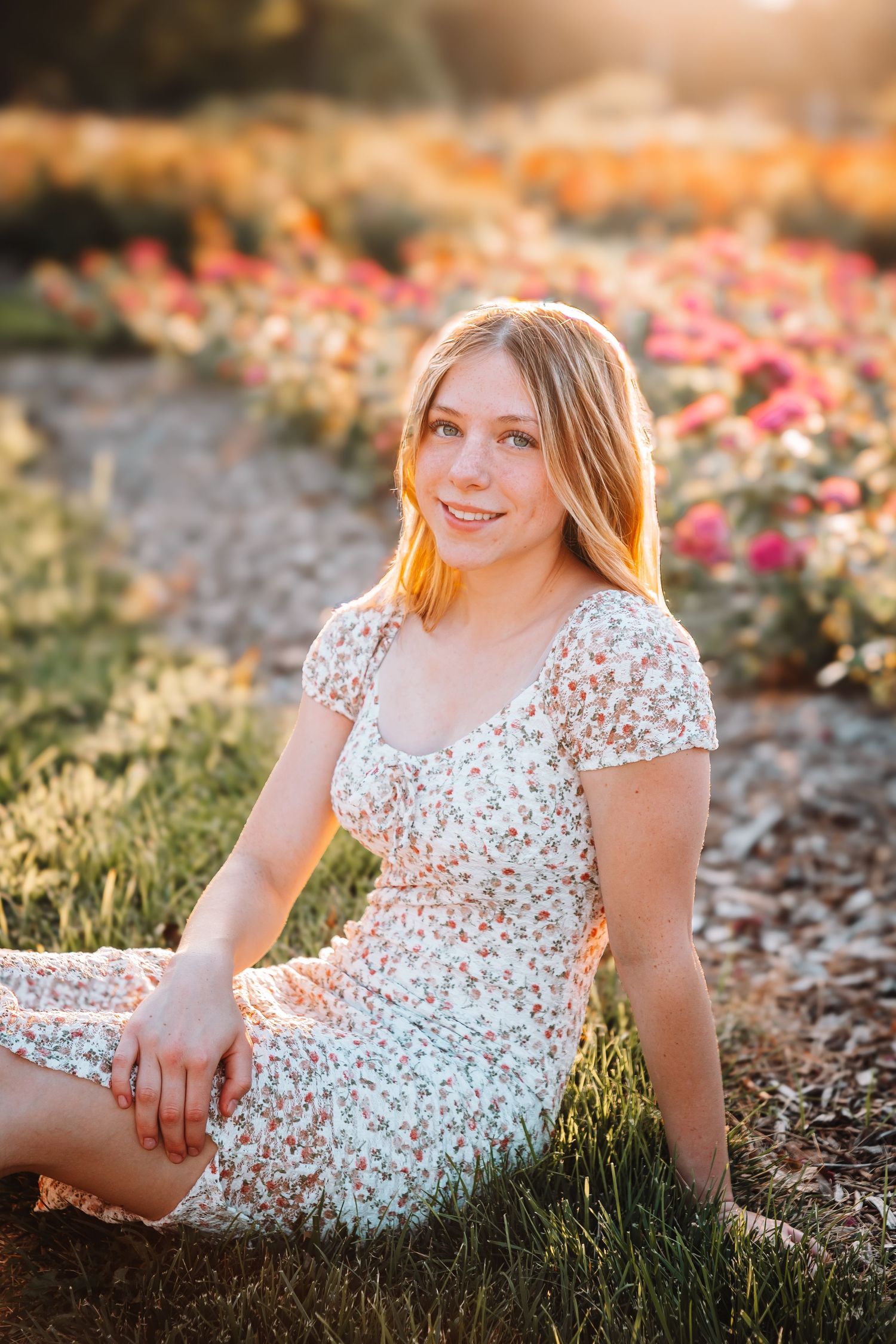 Senior Photo Reinisch Rose Garden Topeka, KS Abeni Rene Photography