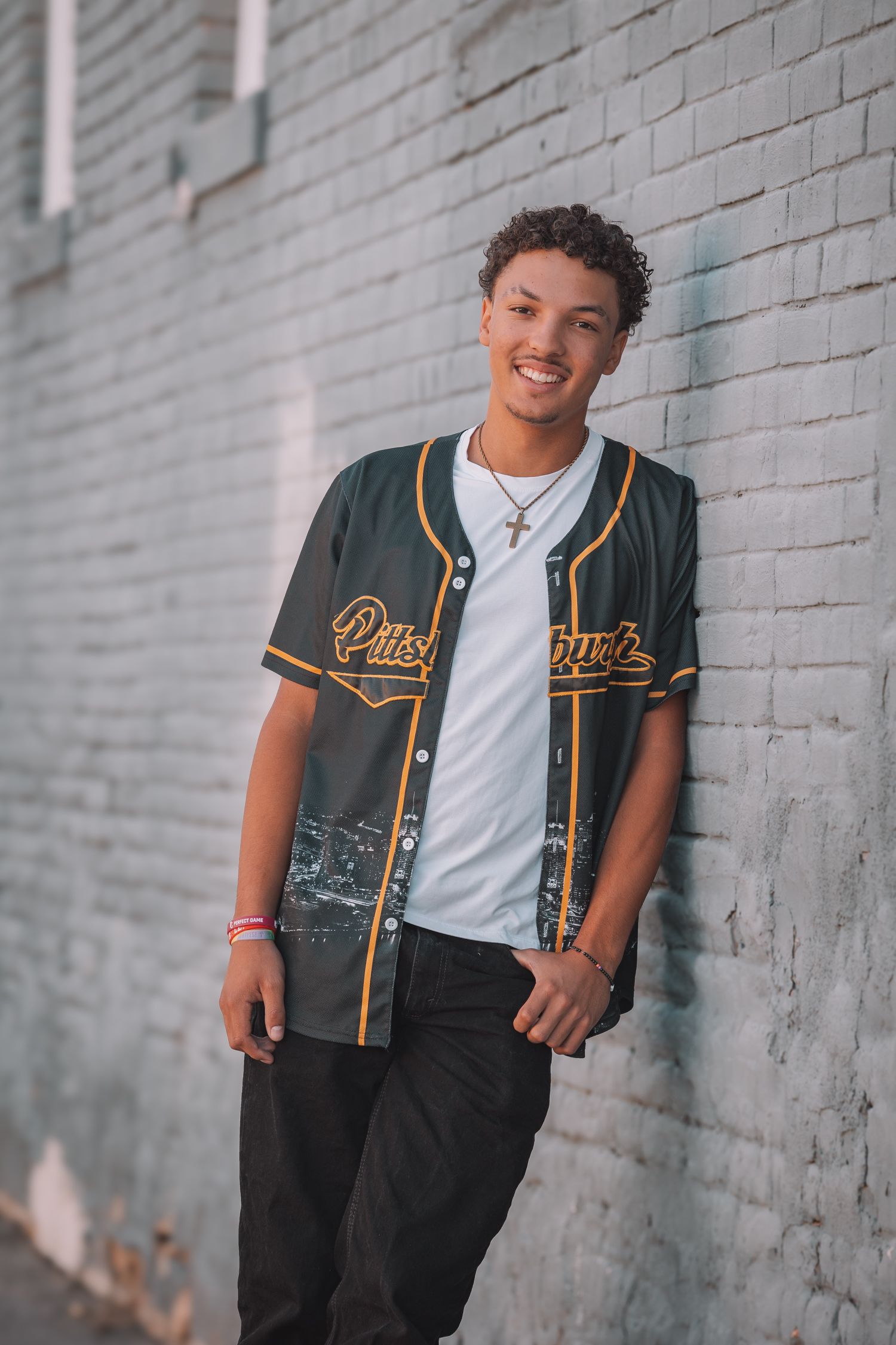 fall senior photos boy Topeka KS Kansas