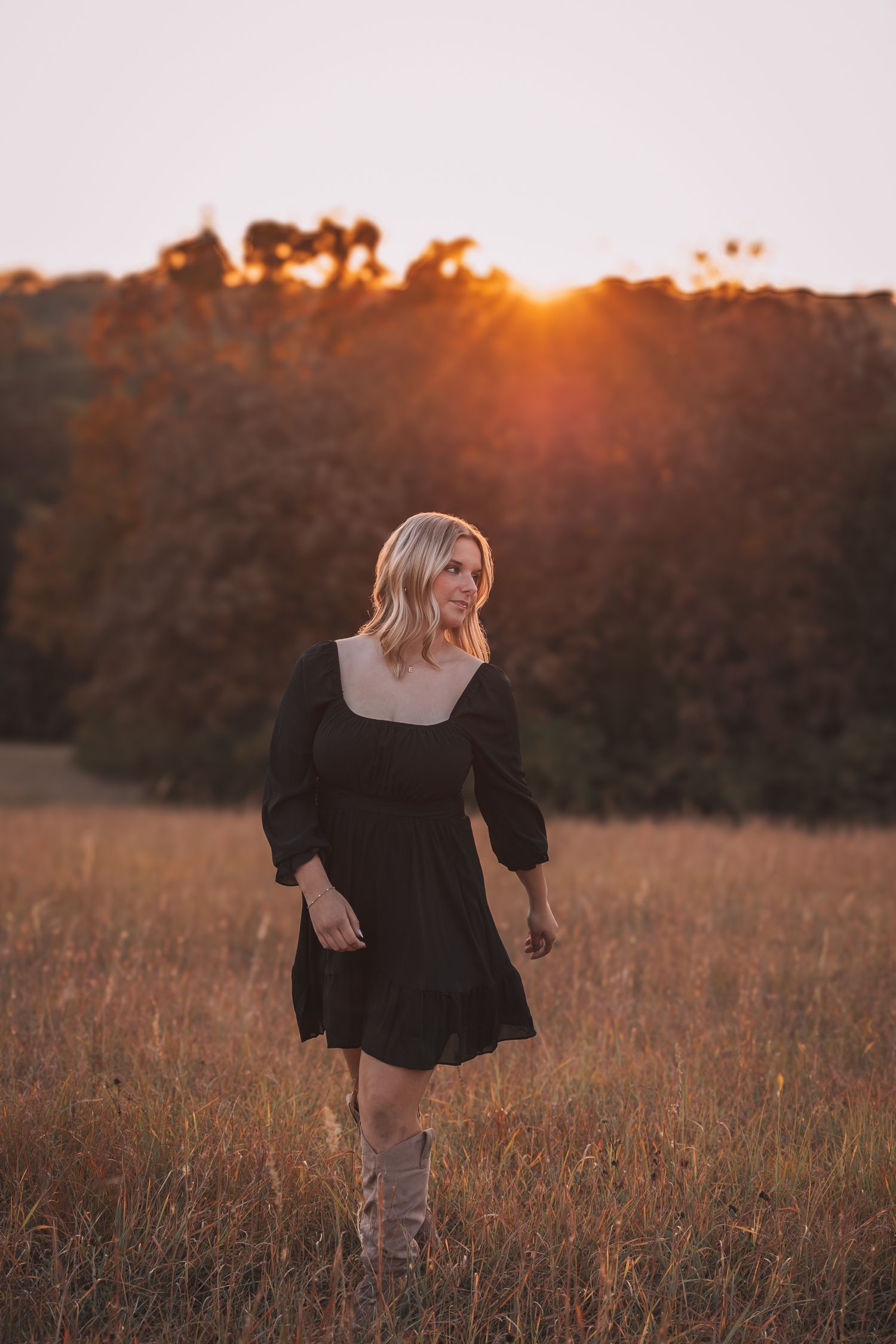 Topeka KS Kansas Cedar Crest Senior girl photos fall autumn