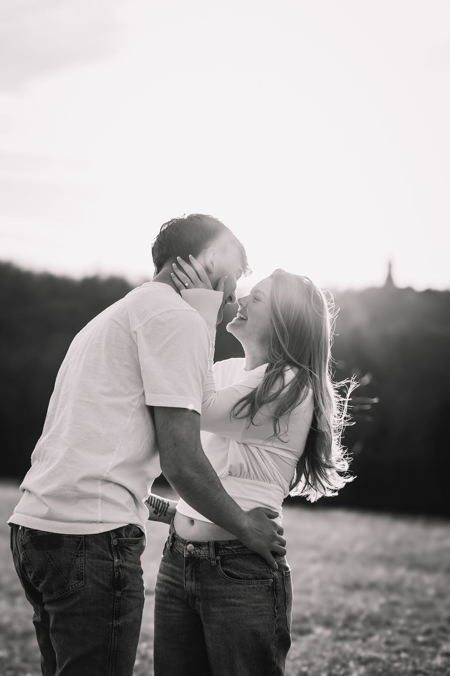 Surprise proposal photos Topeka KS Cedar Crest