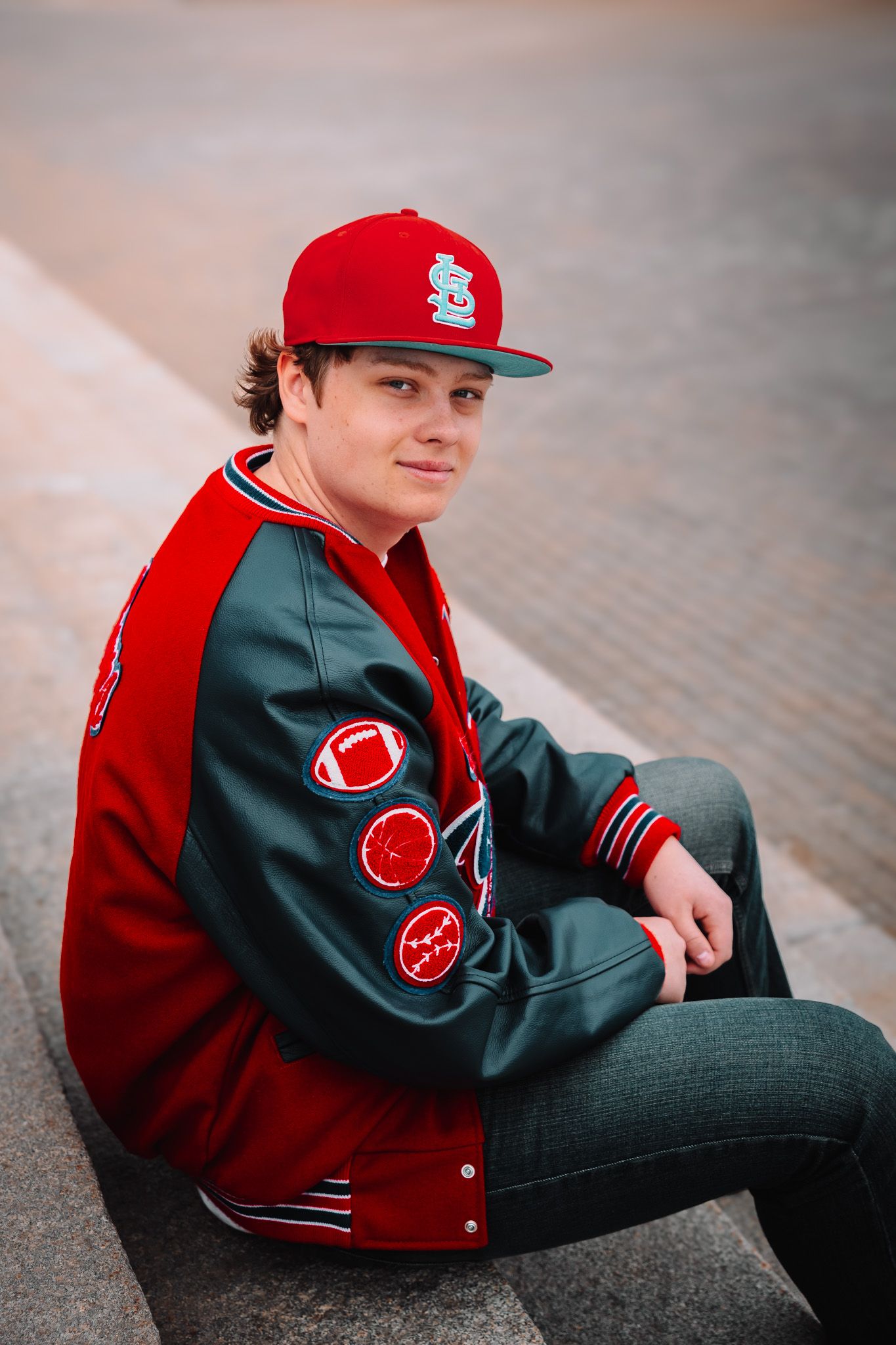 Summer senior photos boy Topeka KS Kansas