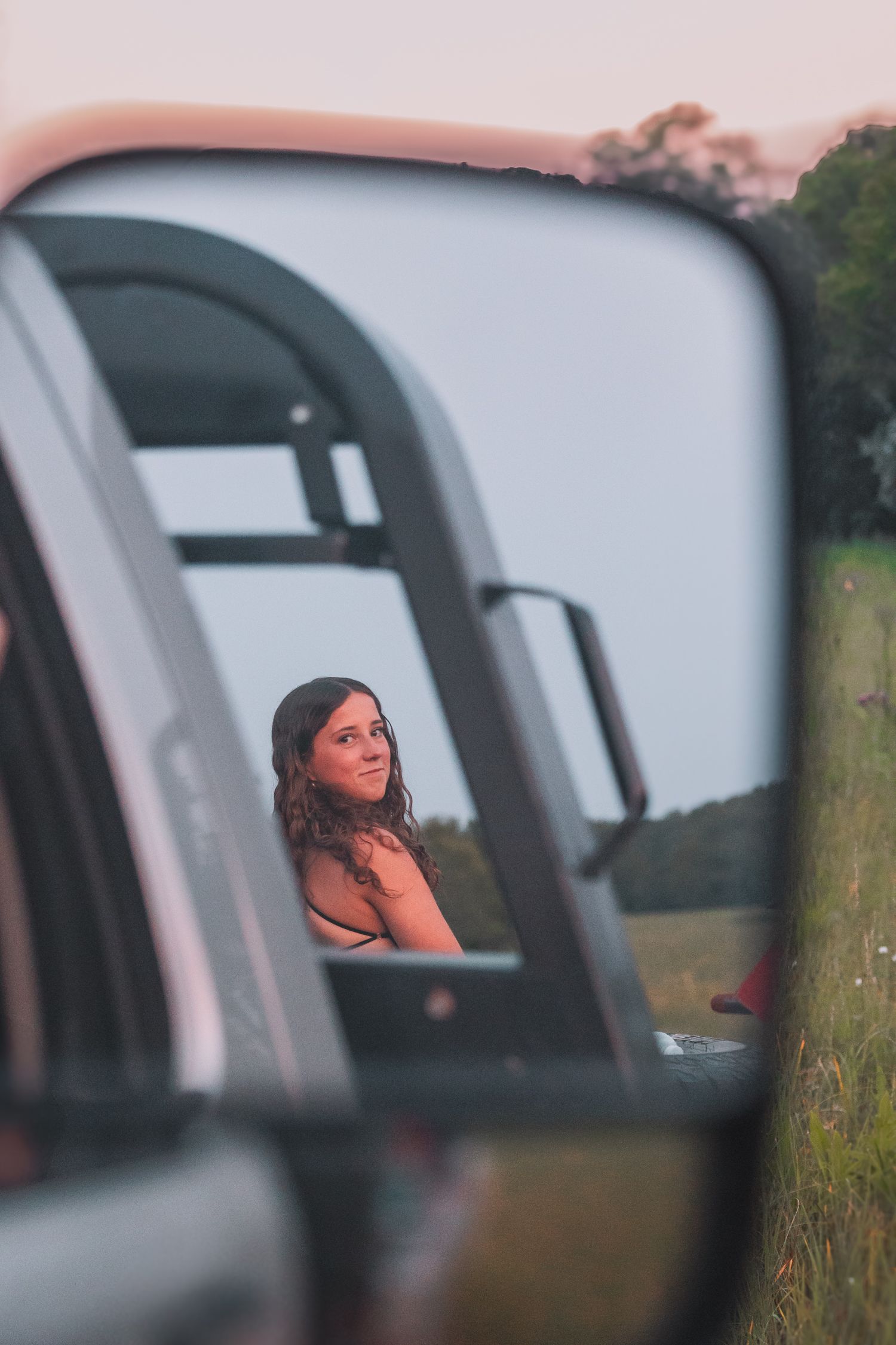 Summer senior photos girl country Topeka KS Kansas