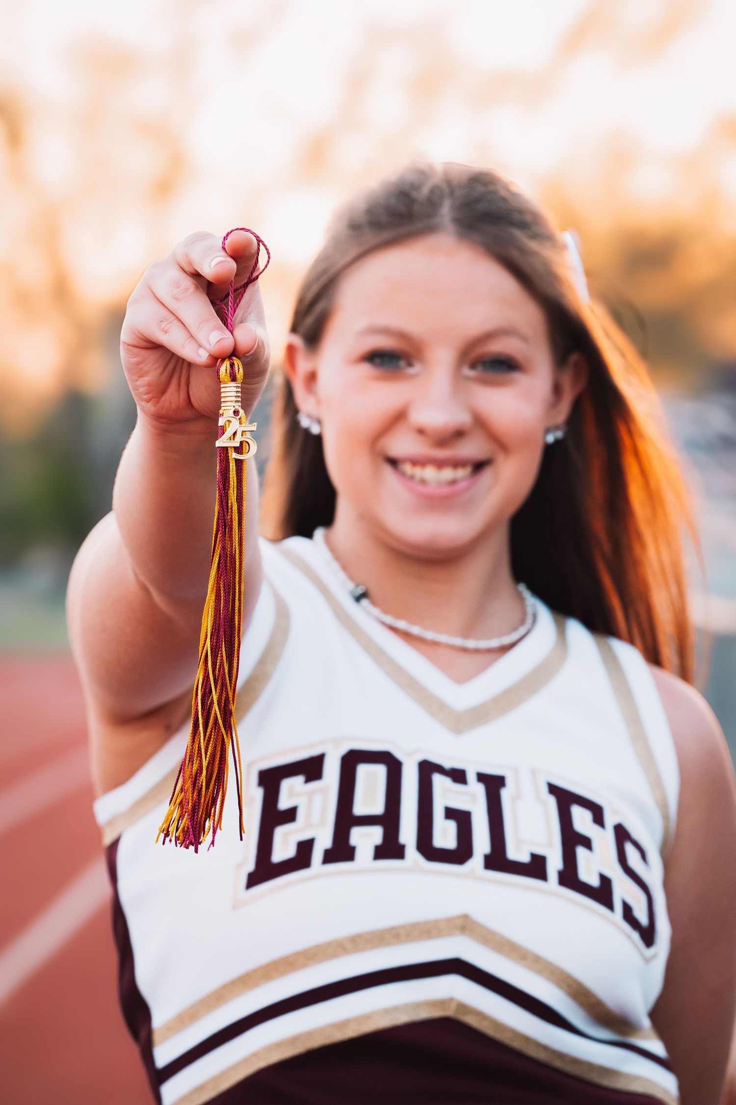 Cap and Gown Graduate Photos Topeka KS Kansas Cheer Silver Lake