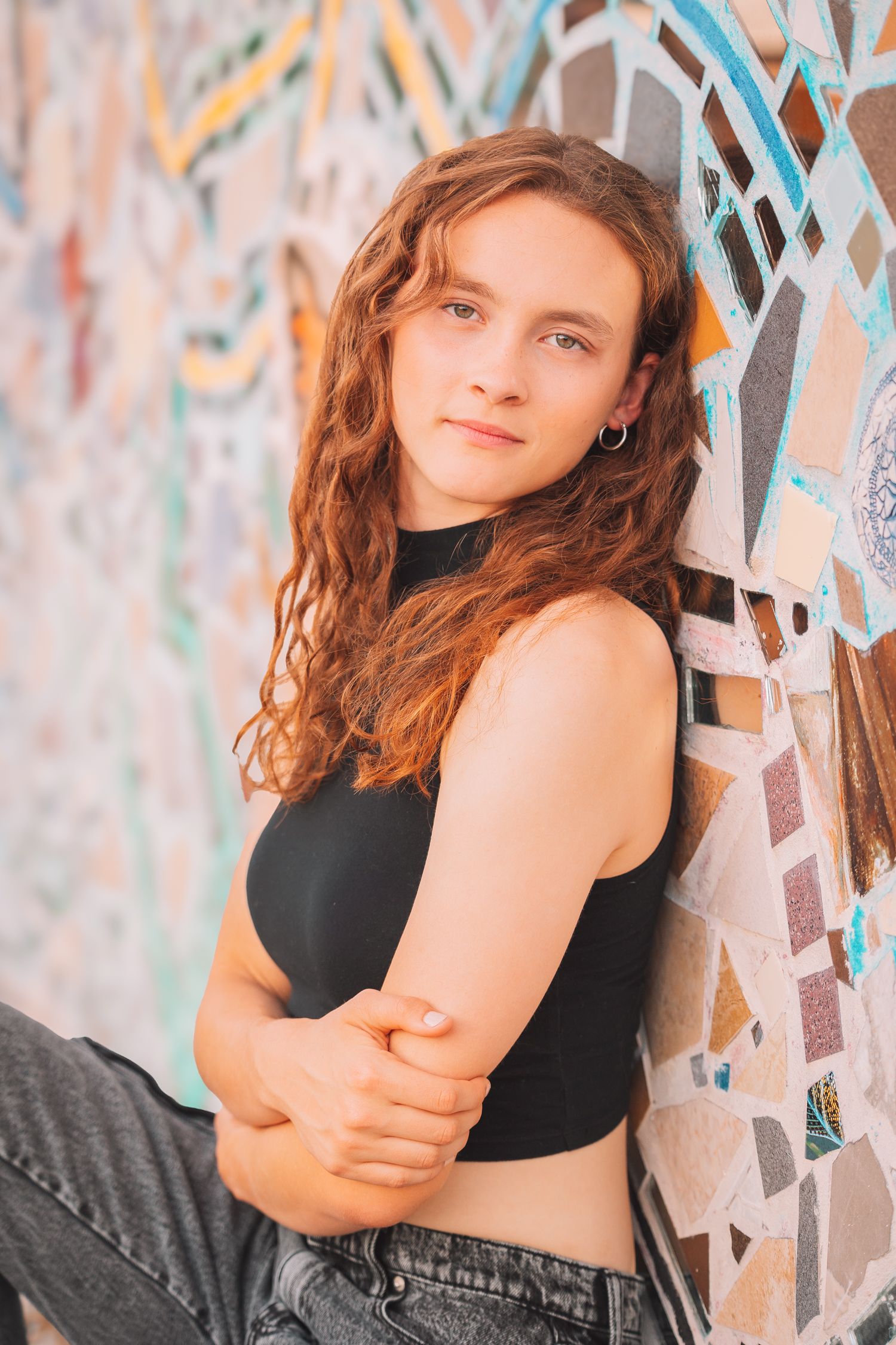 summer senior photos girl Topeka KS Kansas
